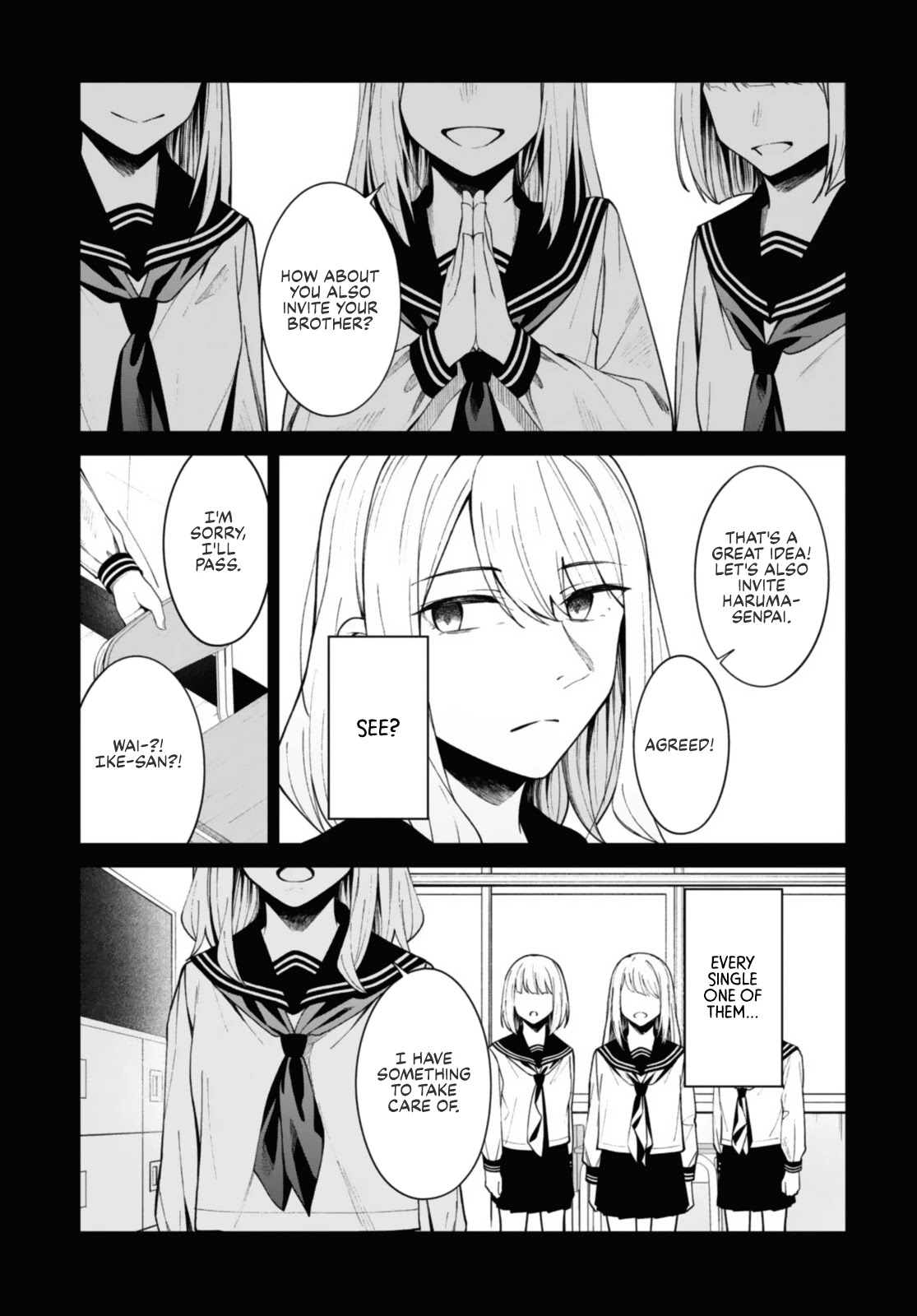There's No Way a Side Character Like Me Could Be Popular, Right? Chapter 12 page 3 - Chapter 12