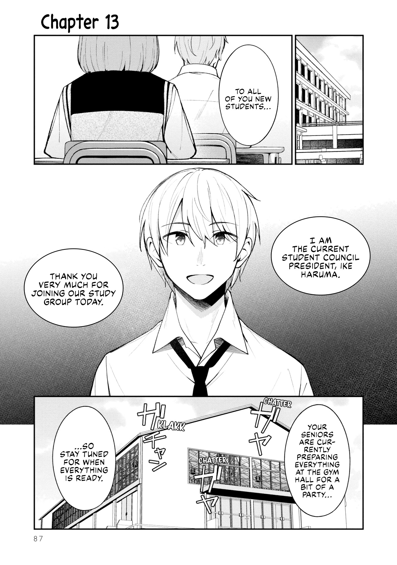 There's No Way a Side Character Like Me Could Be Popular, Right? Chapter 13 page 1 - Chapter 13
