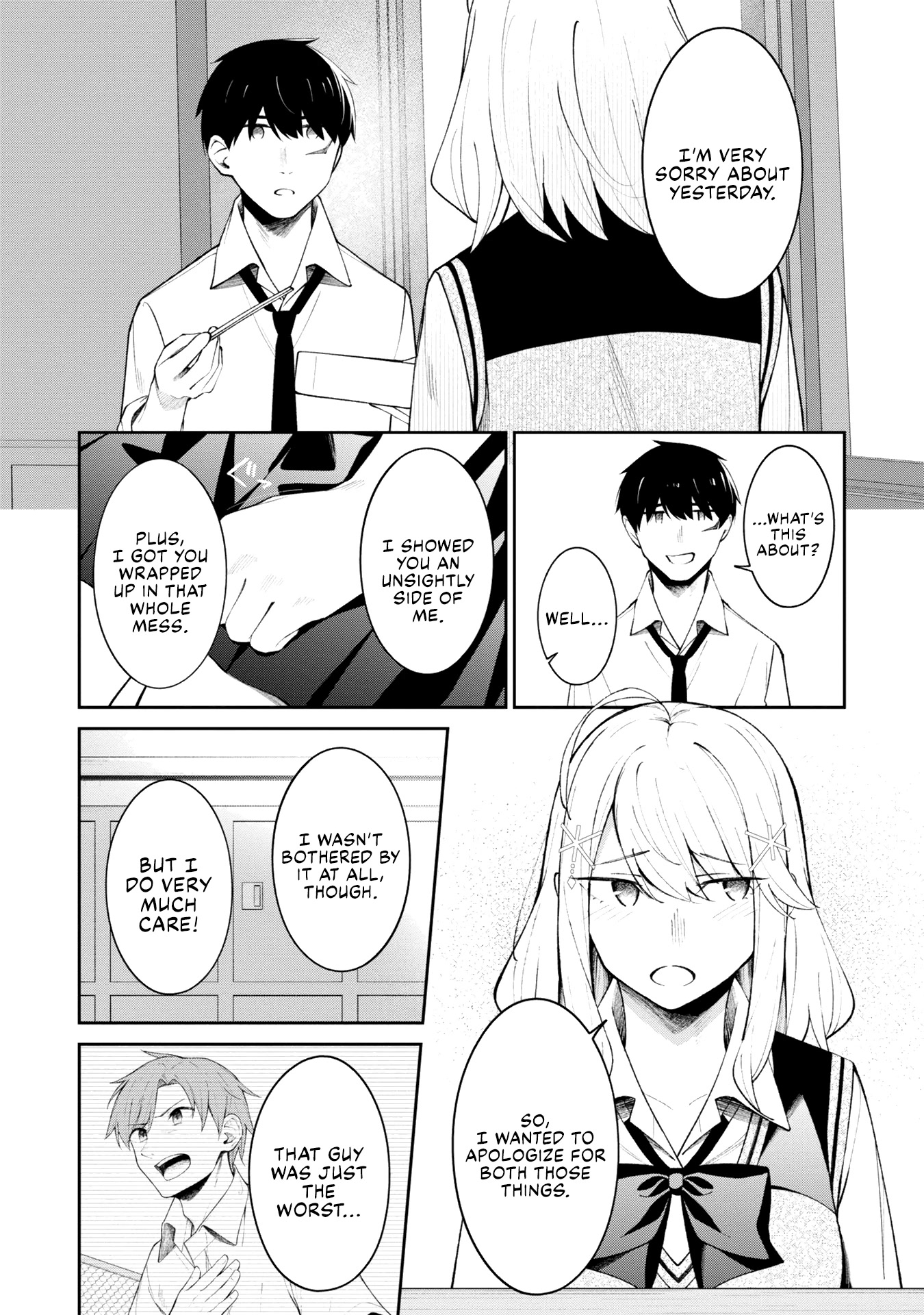 There's No Way a Side Character Like Me Could Be Popular, Right? Chapter 13 page 14 - Chapter 13