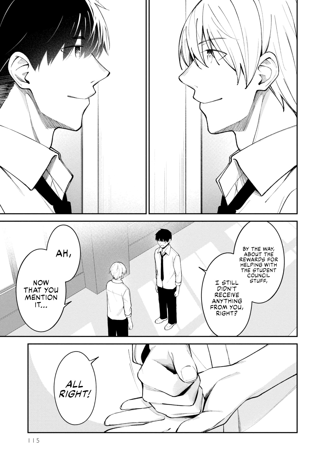 There's No Way a Side Character Like Me Could Be Popular, Right? Chapter 14 page 9 - Chapter 14