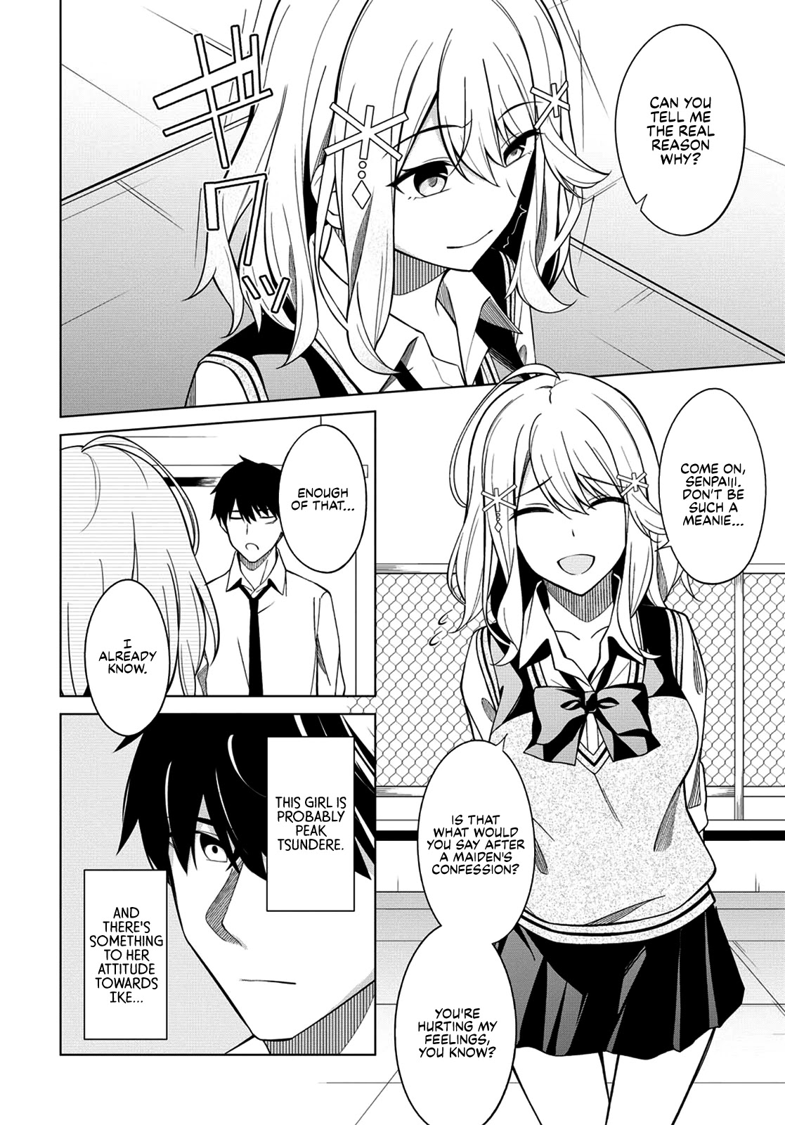 There's No Way a Side Character Like Me Could Be Popular, Right? Chapter 2 page 4 - Chapter 2
