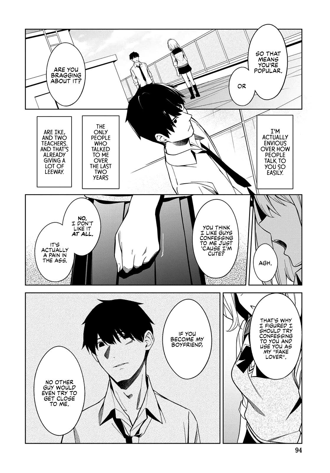 There's No Way a Side Character Like Me Could Be Popular, Right? Chapter 2 page 6 - Chapter 2
