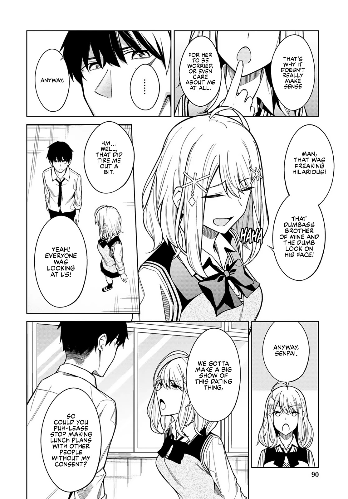 There's No Way a Side Character Like Me Could Be Popular, Right? Chapter 3 page 8 - Chapter 3