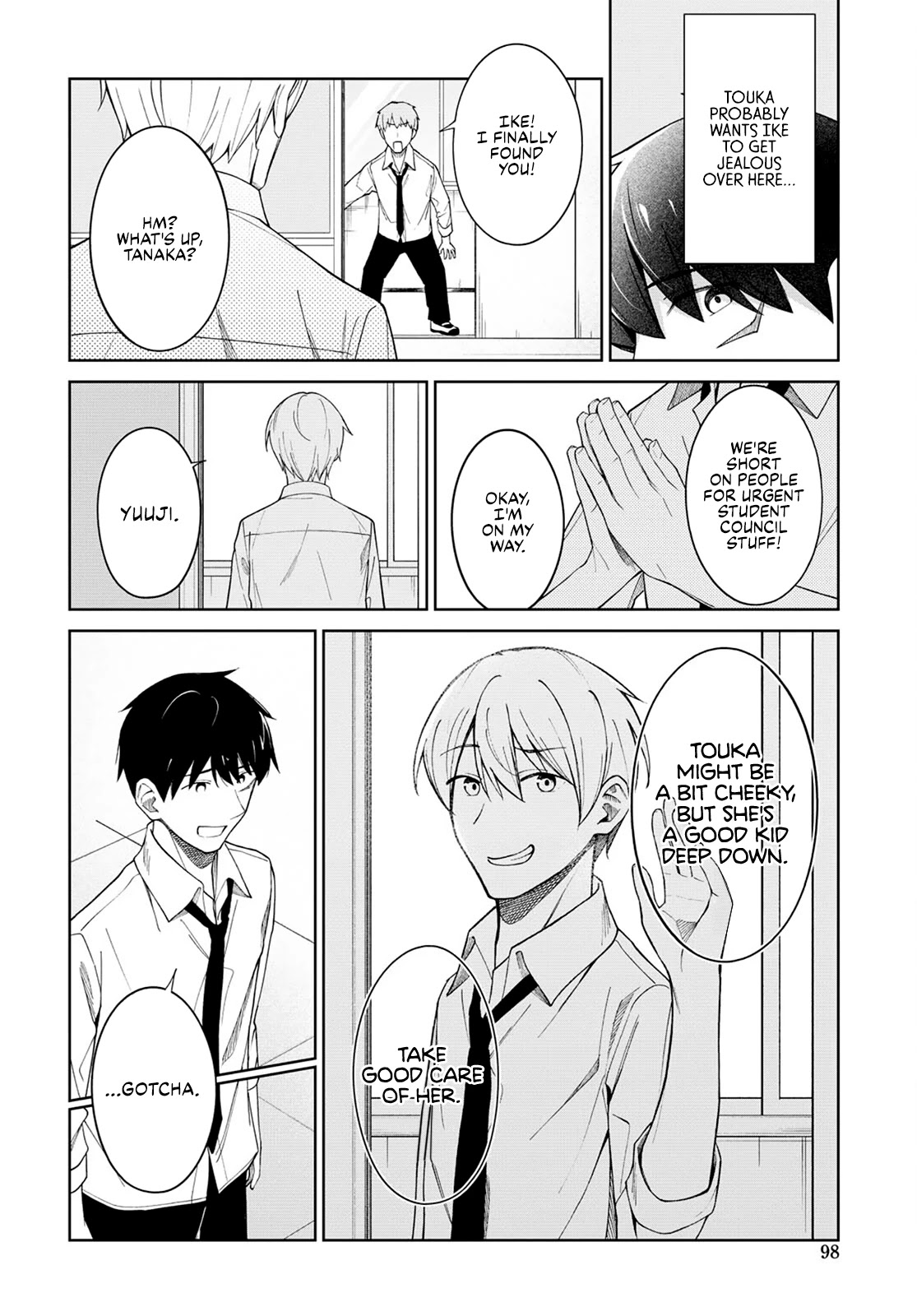 There's No Way a Side Character Like Me Could Be Popular, Right? Chapter 4 page 8 - Chapter 4