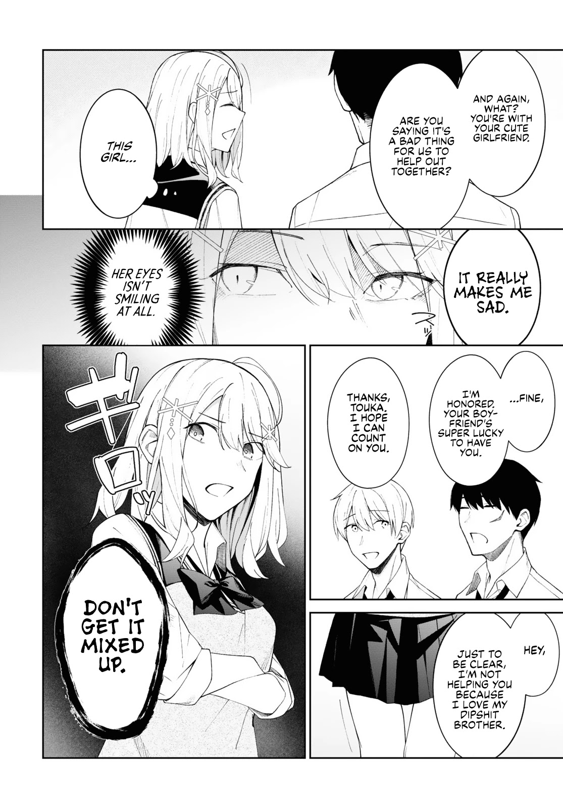 There's No Way a Side Character Like Me Could Be Popular, Right? Chapter 8 page 14 - Chapter 8