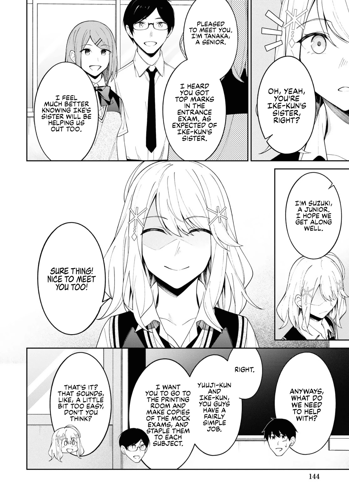 There's No Way a Side Character Like Me Could Be Popular, Right? Chapter 9 page 4 - Chapter 9