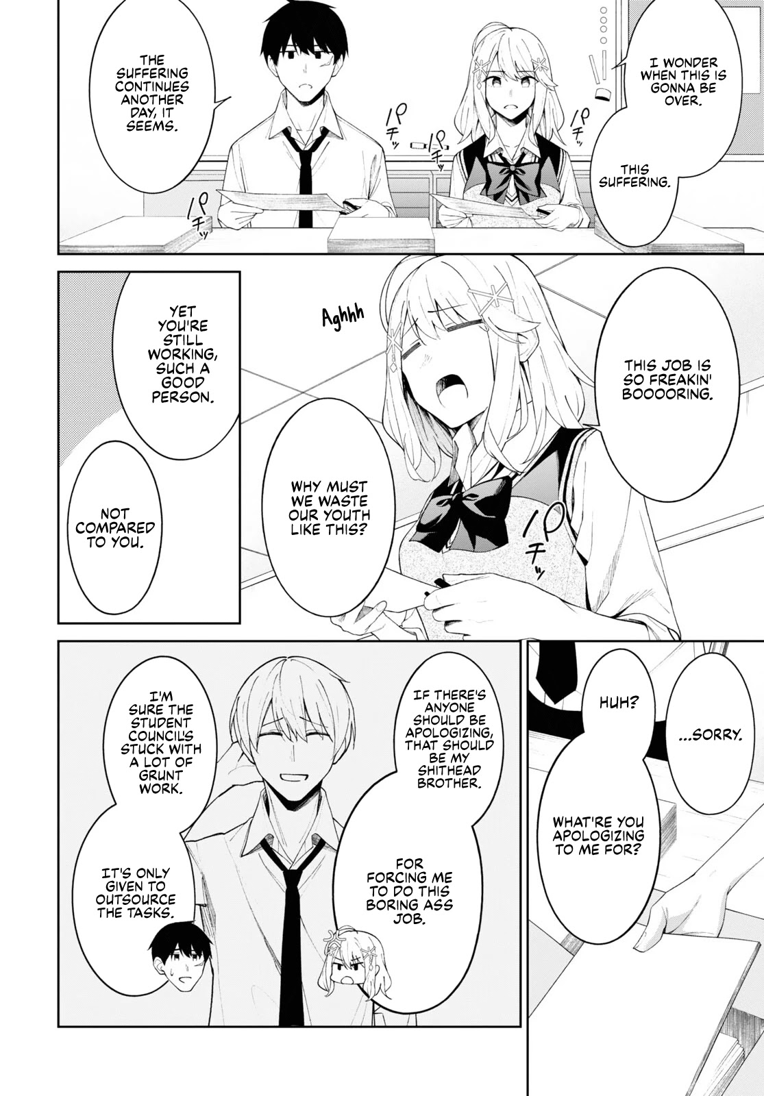 There's No Way a Side Character Like Me Could Be Popular, Right? Chapter 9 page 6 - Chapter 9