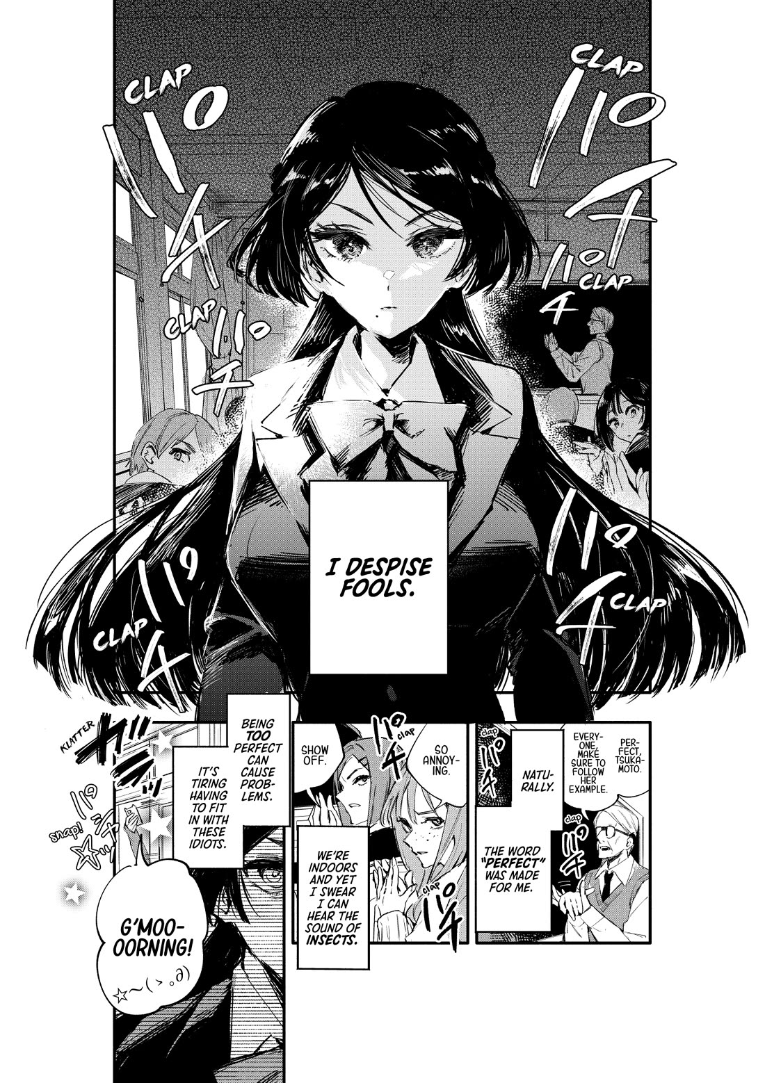 There's No Way I Could Date My Fave! Chapter 1 page 2 - Chapter 1: A woman who never gives in VS an otaku gyaru who folds immediately