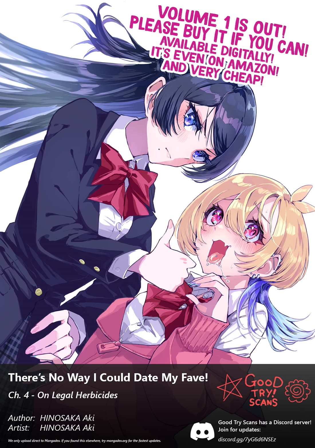 There's No Way I Could Date My Fave! Chapter 4 page 1 - Chapter 4: On Legal Herbicides