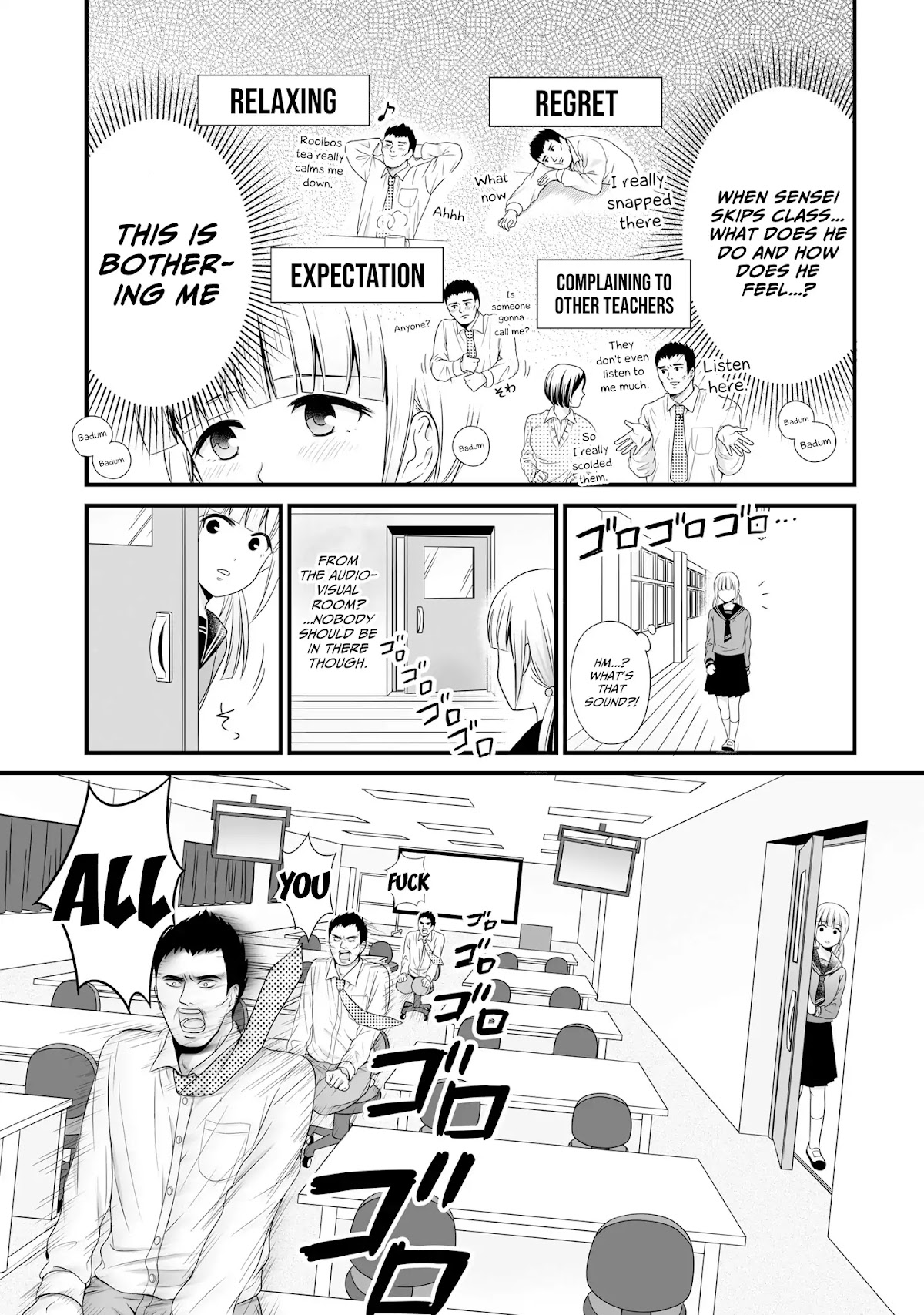 These Are Tiny Problems If You Compare Them to the Universe Chapter 14 page 3 - Chapter 14: The teacher who left and the class rep