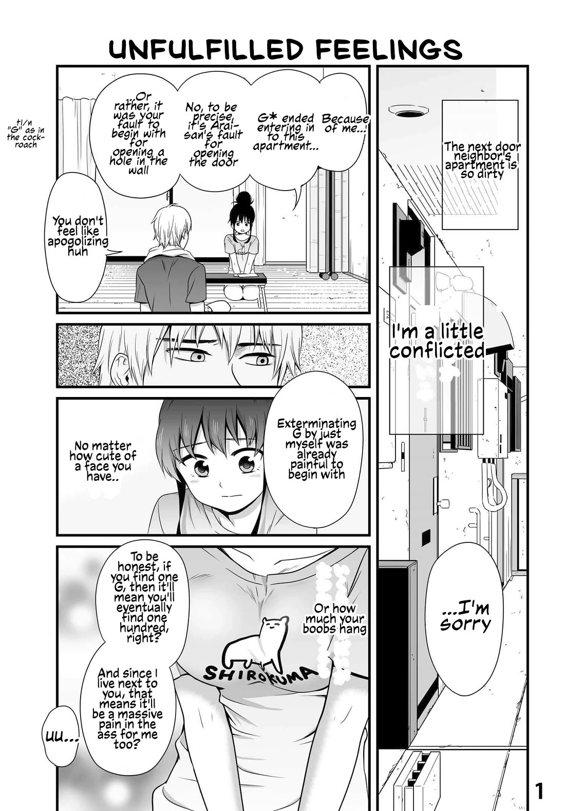 These Are Tiny Problems If You Compare Them to the Universe Chapter 20 page 1 - Chapter 20: Unfulfilled Feelings