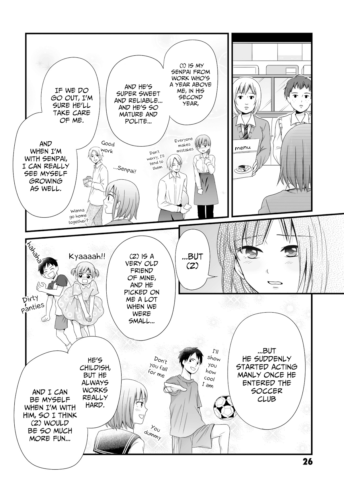 These Are Tiny Problems If You Compare Them to the Universe Chapter 5 page 2 - Chapter 5: The crime of being indecisive