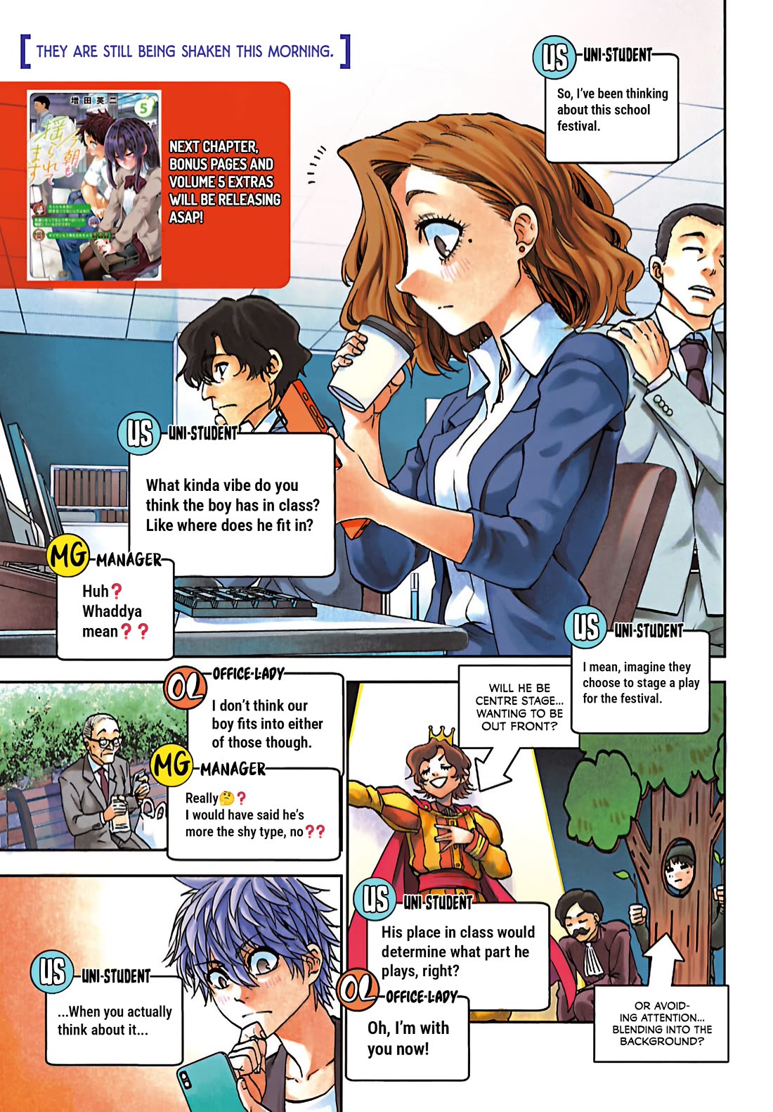 They Are Still Being Shaken This Morning Chapter 52 page 1 - Chapter 52: Homeroom This Morning