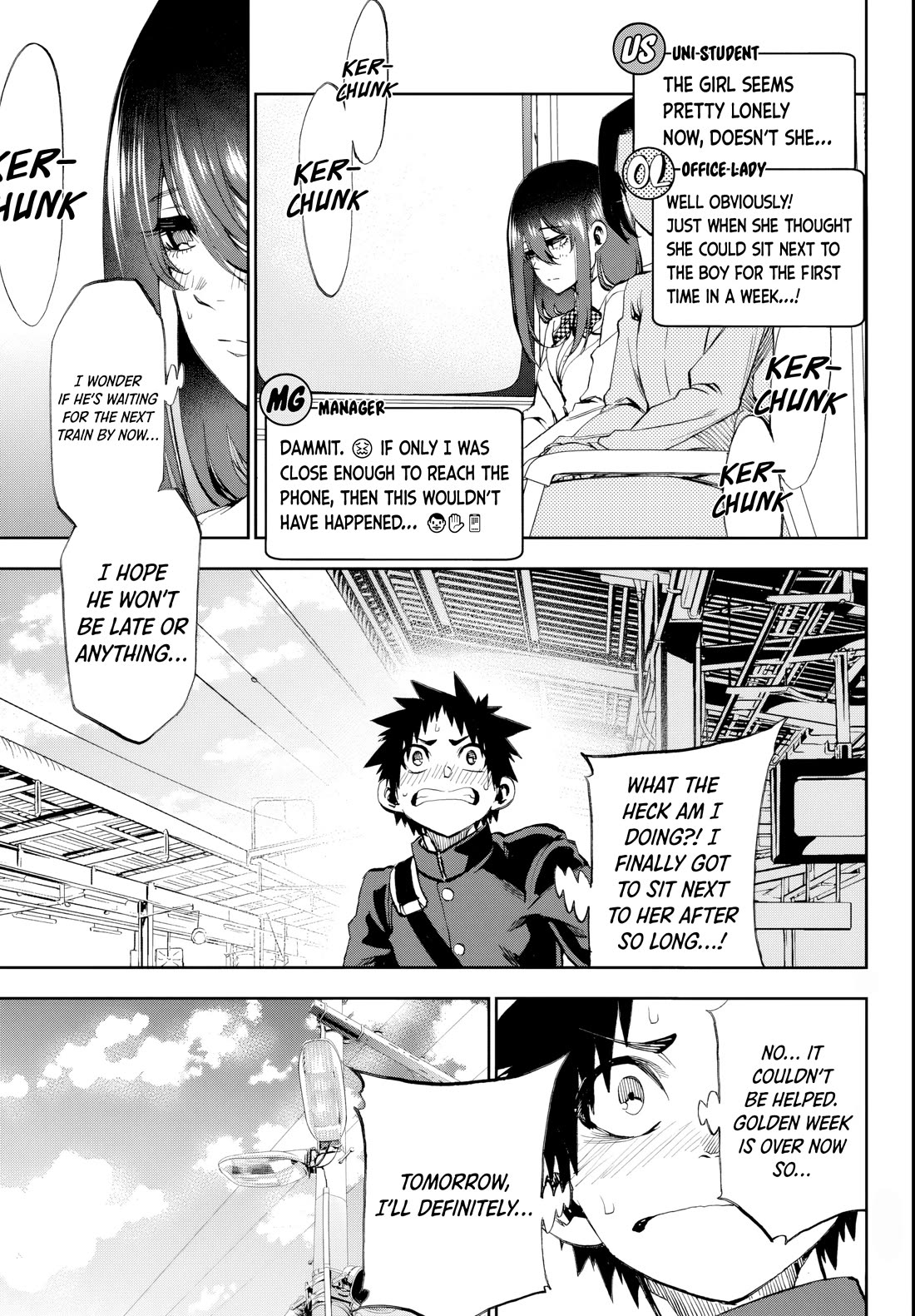 They Are Still Being Shaken This Morning Chapter 9 page 5 - Chapter 9: They still can't get to sit together this morning...