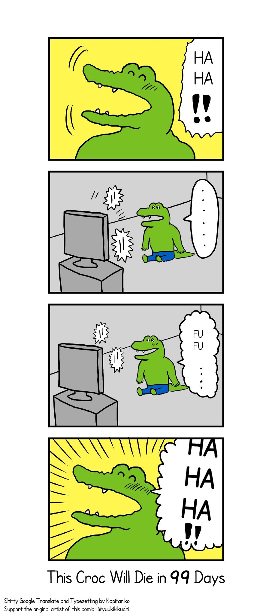 This Croc Will Die In 100 Days Chapter 1 page 1 - Chapter 1: Day 1
