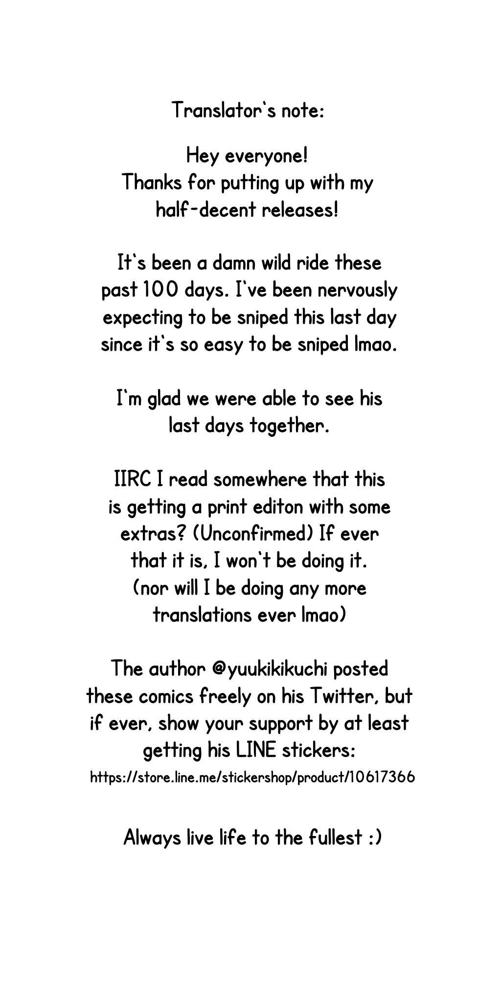 This Croc Will Die In 100 Days Chapter 100 page 5 - Chapter 100: Day 100 [END]