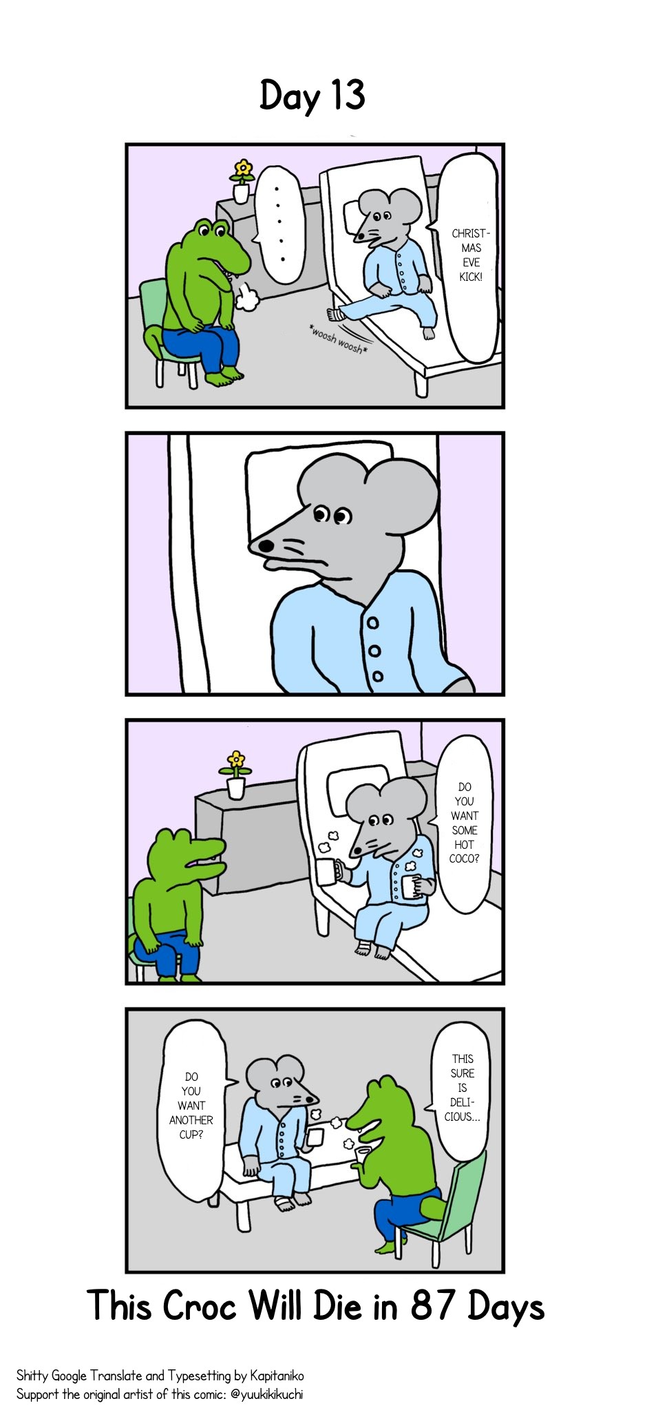 This Croc Will Die In 100 Days Chapter 13 page 1 - Chapter 13: Day 13