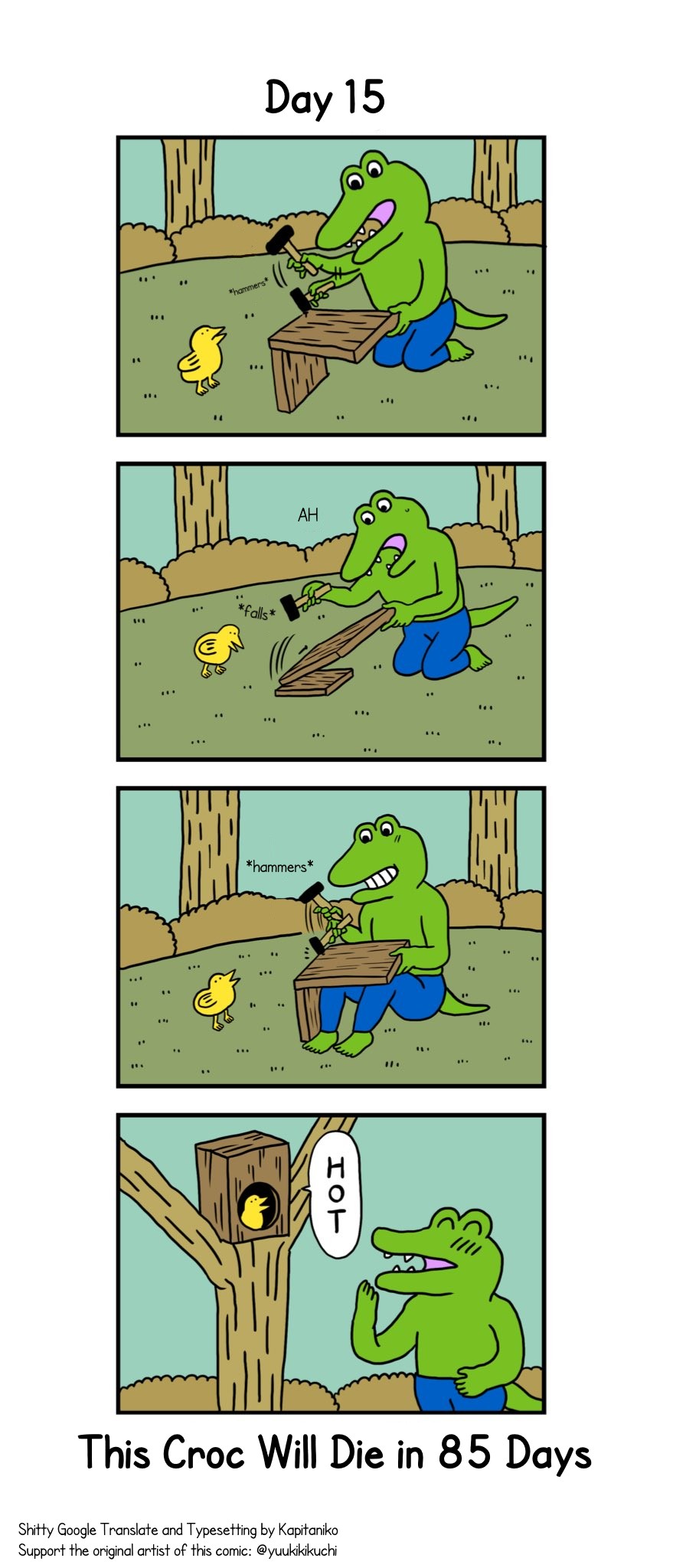 This Croc Will Die In 100 Days Chapter 15 page 1 - Chapter 15: Day 15