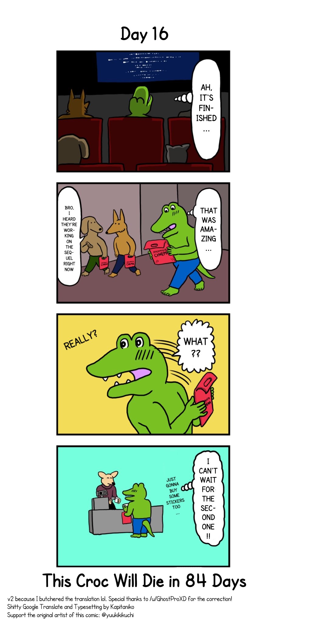 This Croc Will Die In 100 Days Chapter 16 page 1 - Chapter 16: Day 16