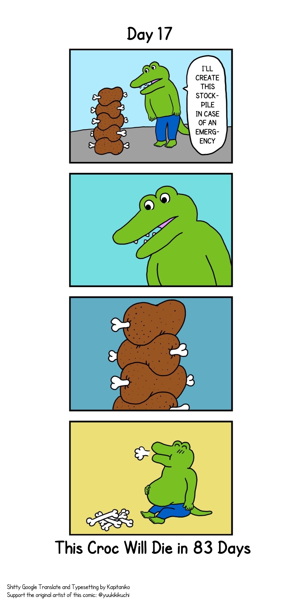 This Croc Will Die In 100 Days Chapter 17 page 1 - Chapter 17: Day 17