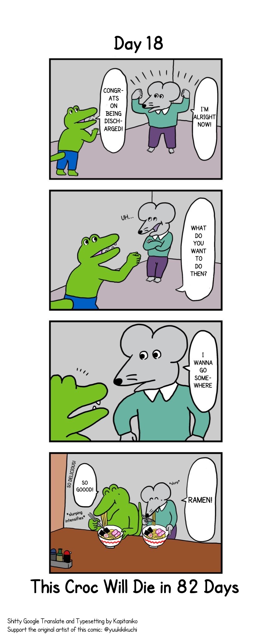 This Croc Will Die In 100 Days Chapter 18 page 1 - Chapter 18: Day 18