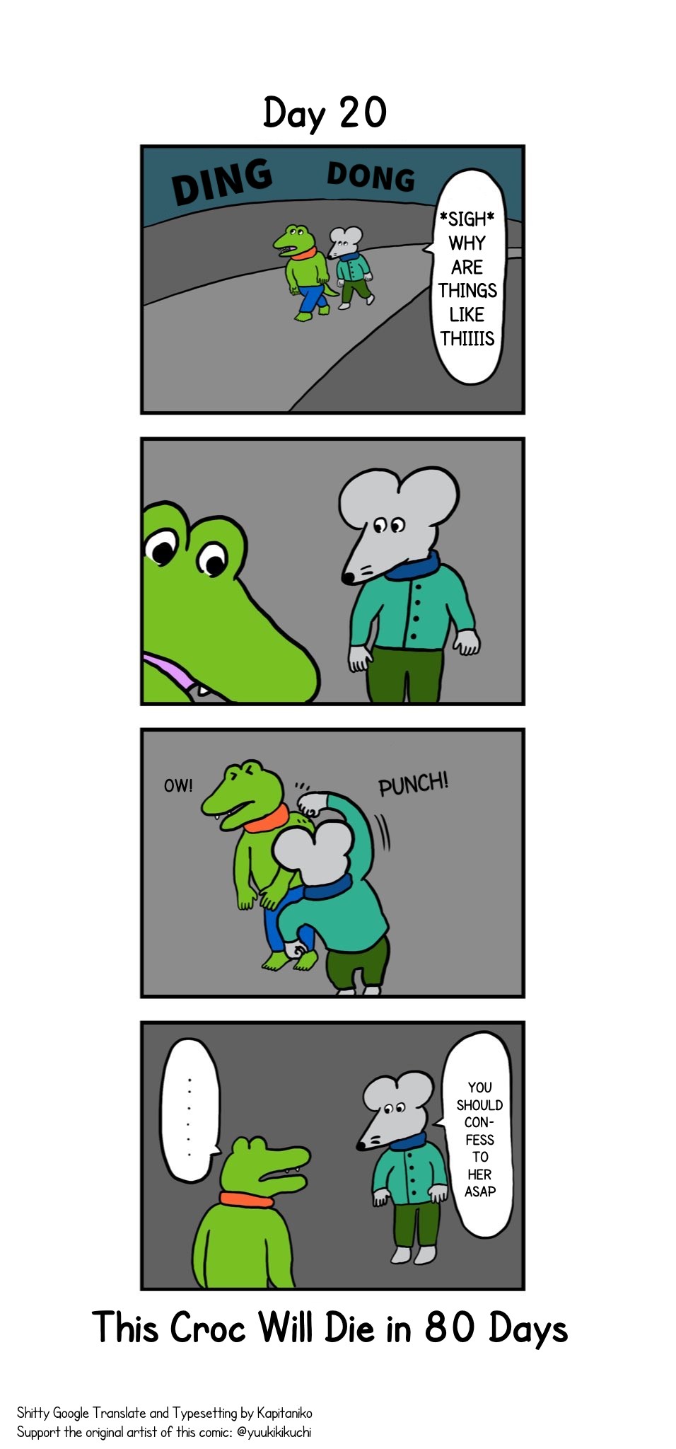 This Croc Will Die In 100 Days Chapter 20 page 1 - Chapter 20: Day 20