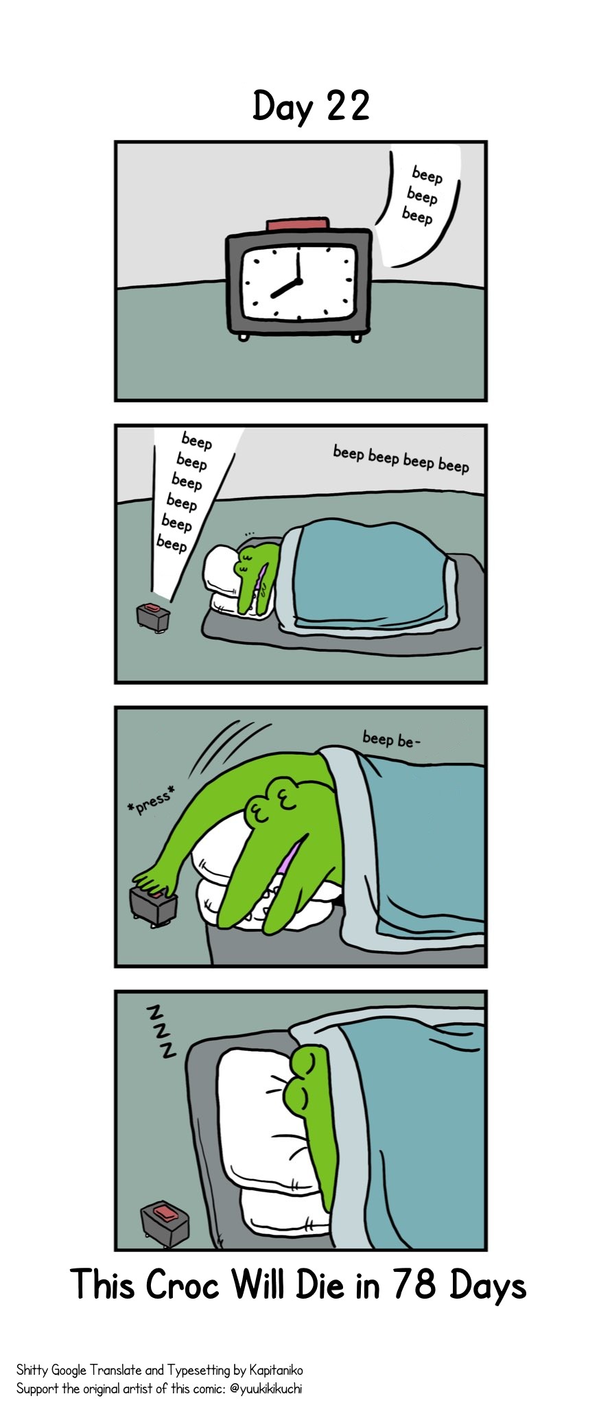 This Croc Will Die In 100 Days Chapter 22 page 1 - Chapter 22: Day 22