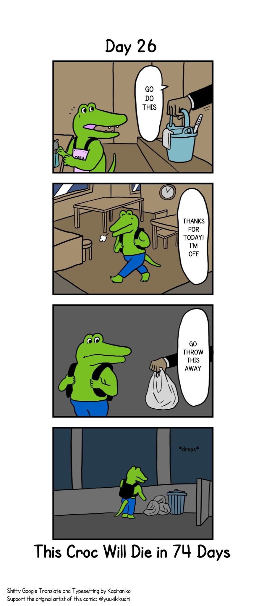This Croc Will Die In 100 Days Chapter 26 page 1 - Chapter 26: Day 26