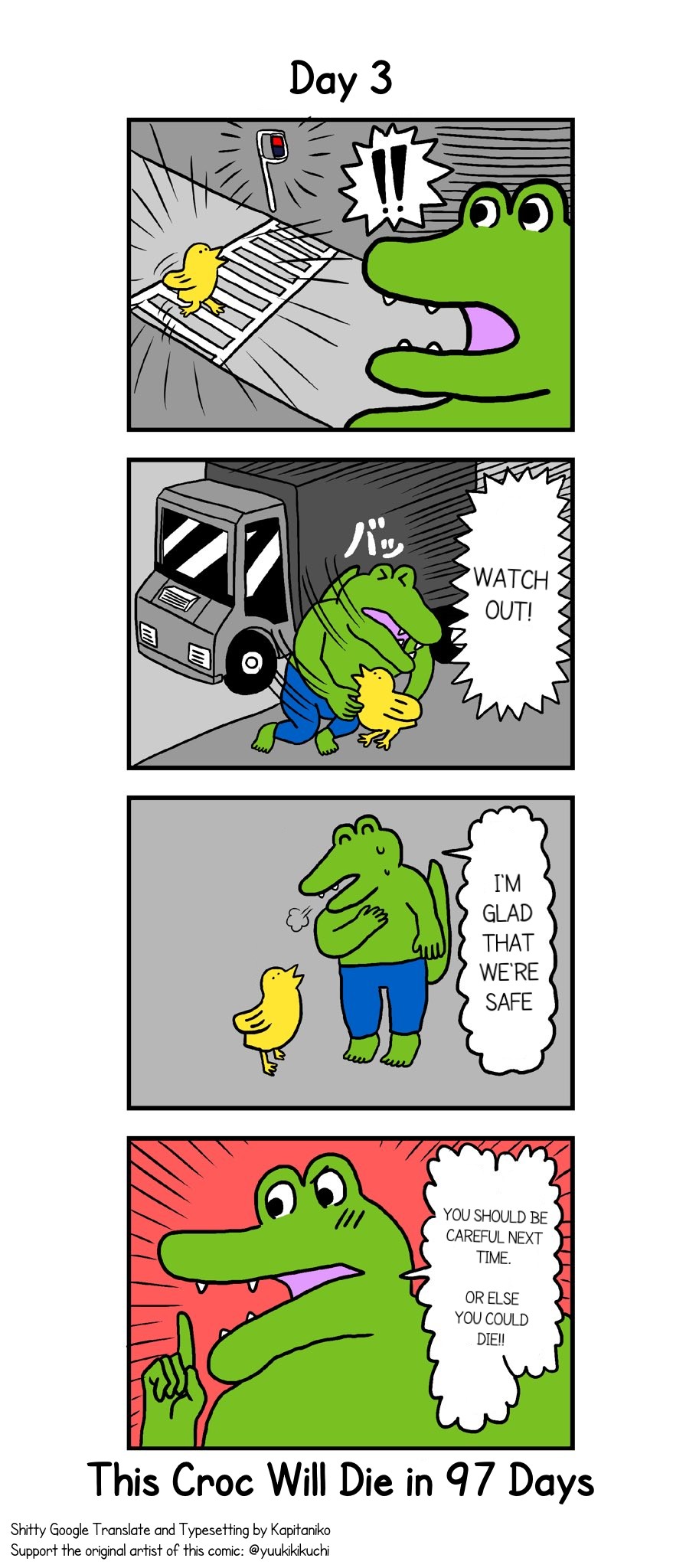 This Croc Will Die In 100 Days Chapter 3 page 1 - Chapter 3: Day 3