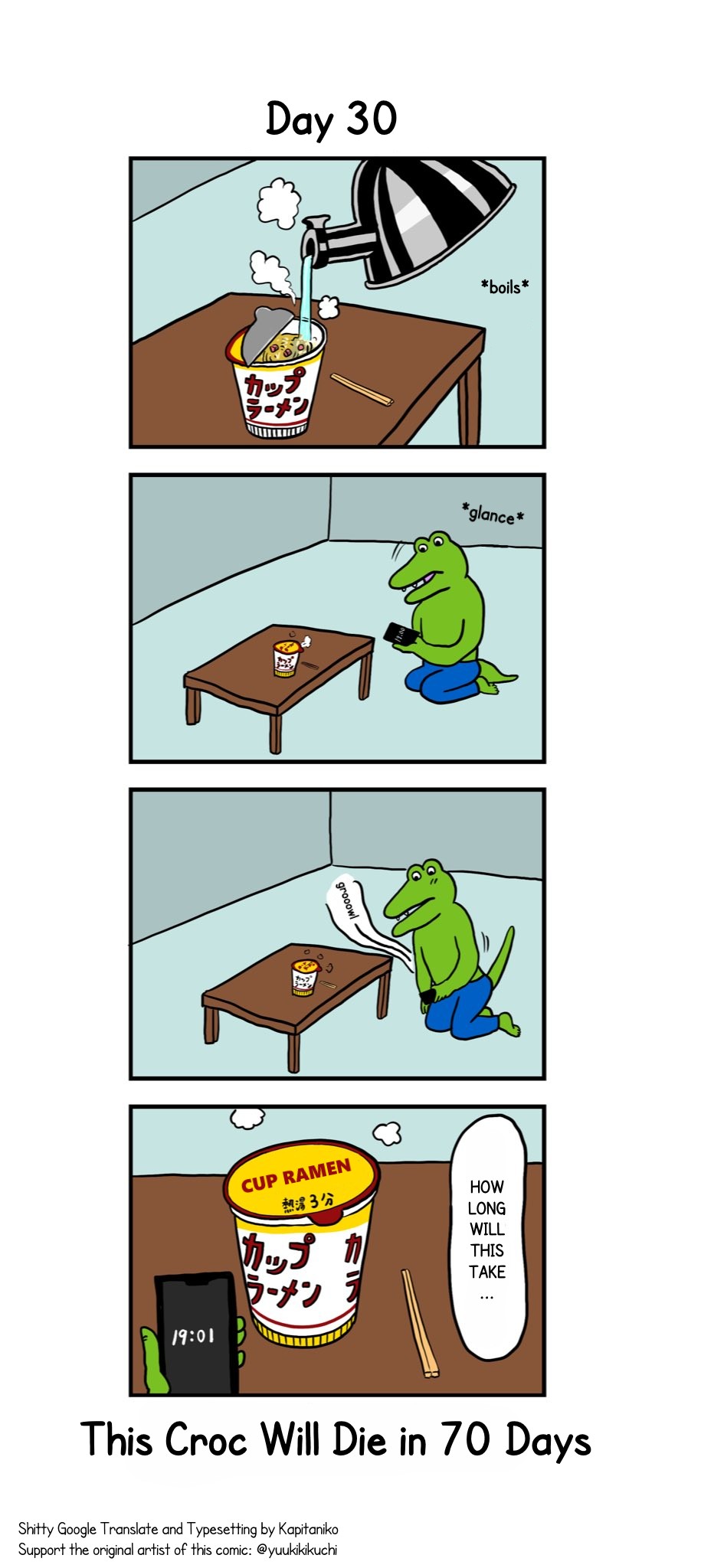 This Croc Will Die In 100 Days Chapter 30 page 1 - Chapter 30: Day 30