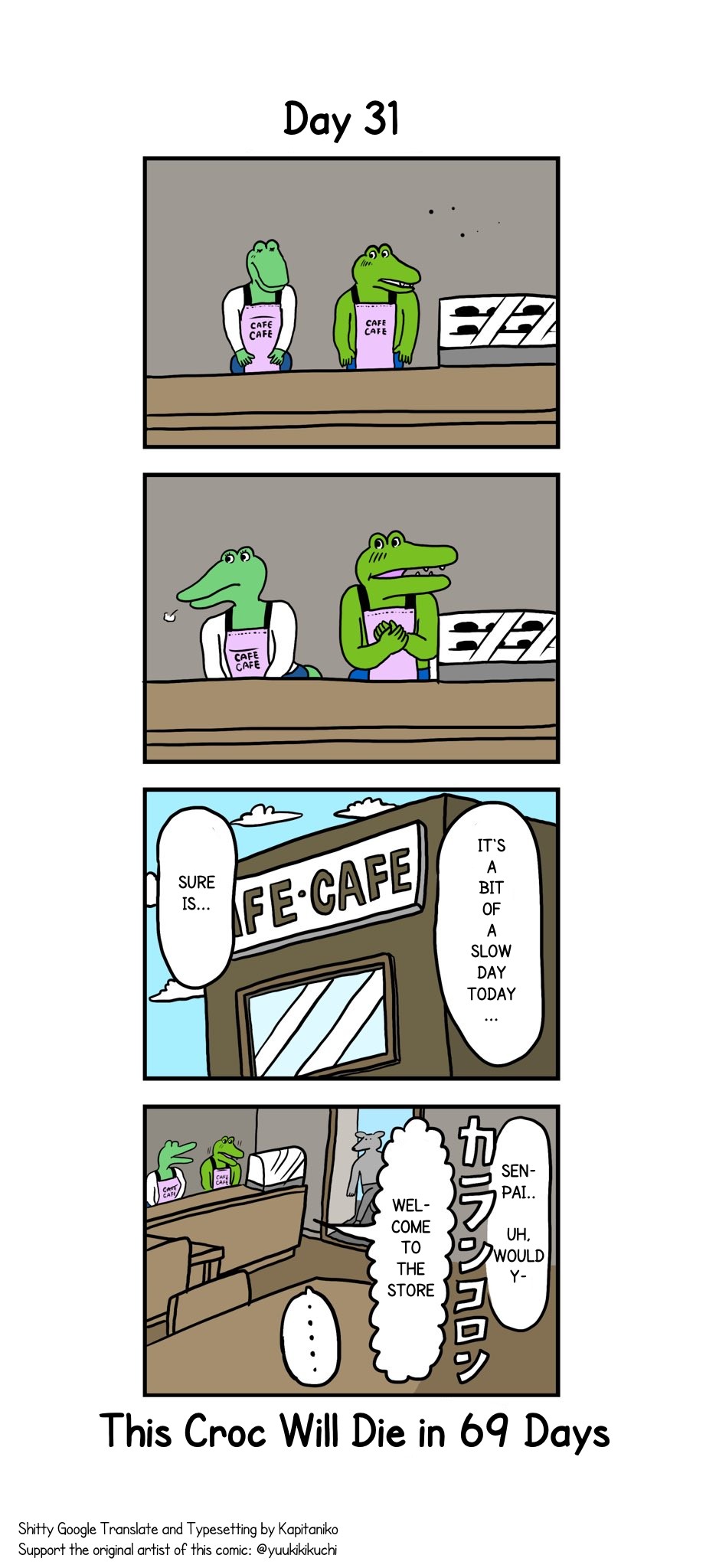 This Croc Will Die In 100 Days Chapter 31 page 1 - Chapter 31: Day 31
