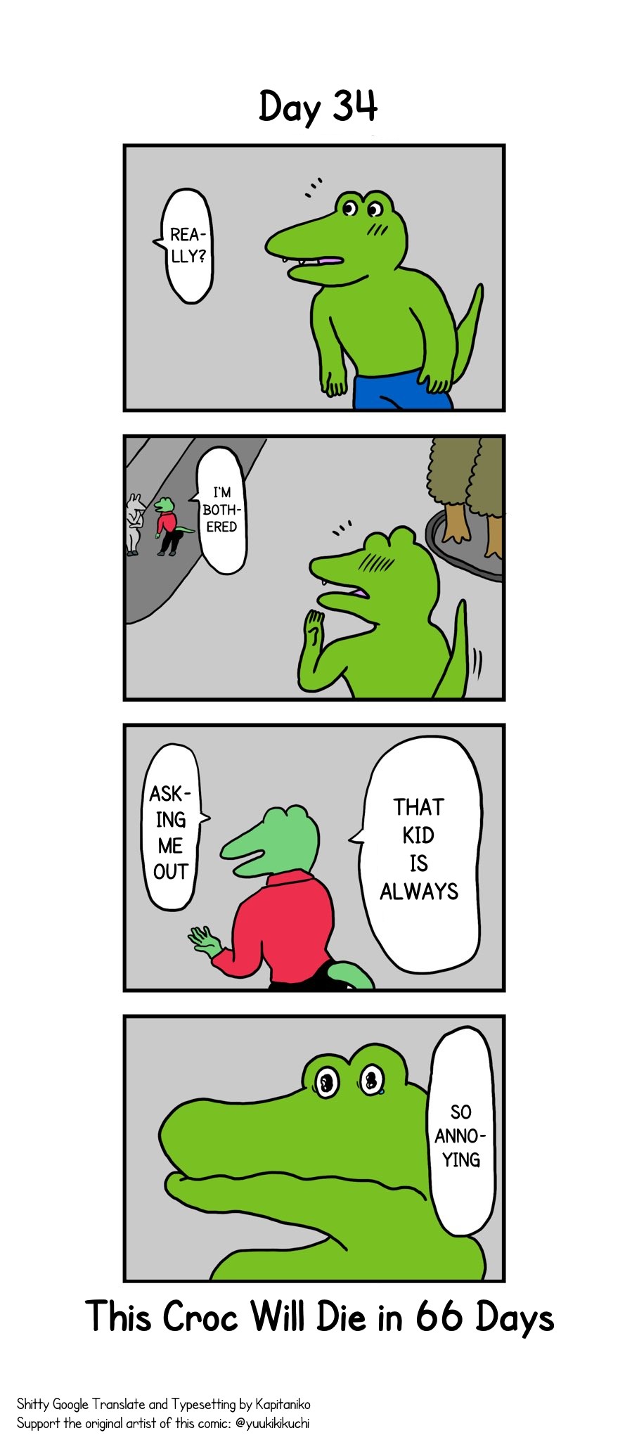 This Croc Will Die In 100 Days Chapter 34 page 1 - Chapter 34: Day 34