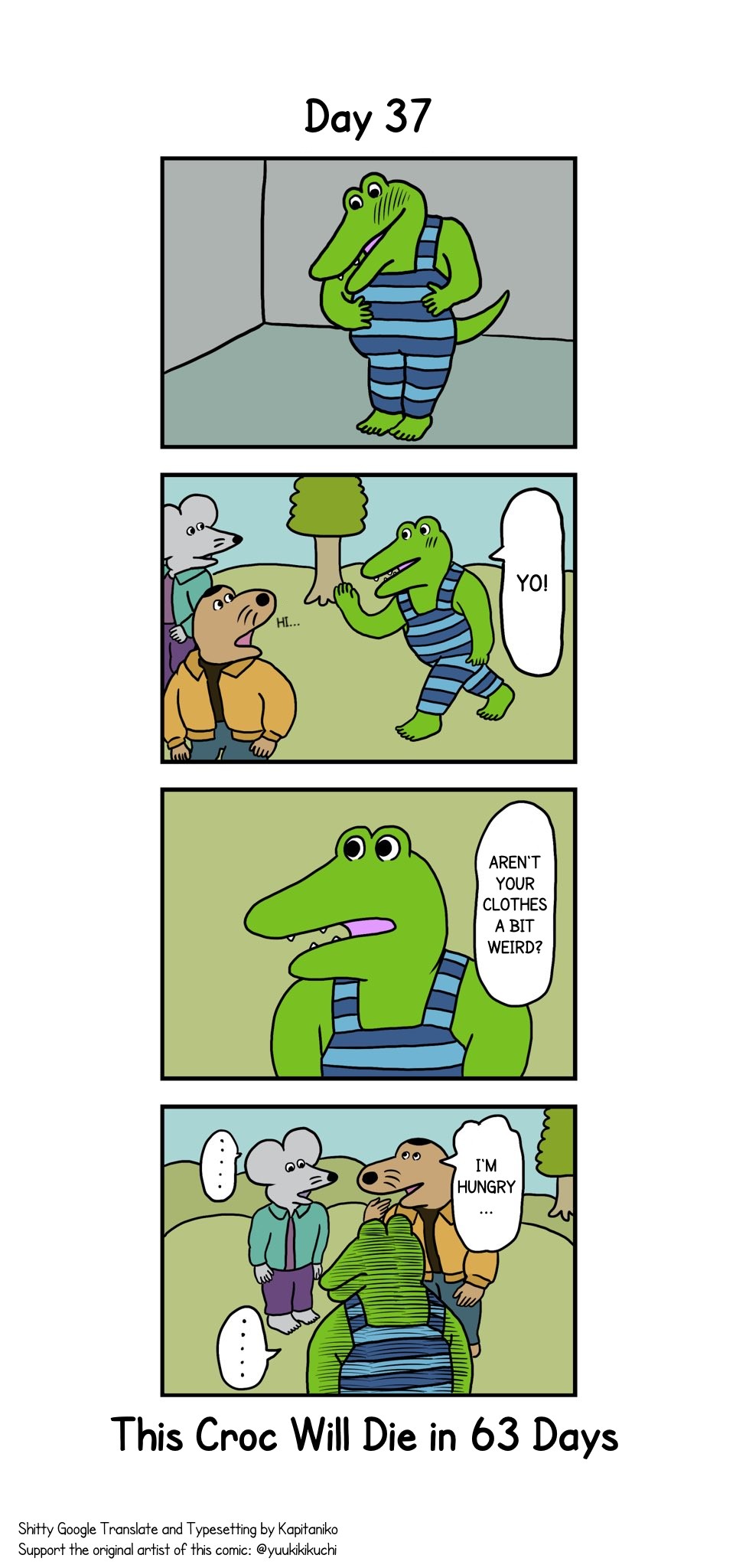 This Croc Will Die In 100 Days Chapter 37 page 1 - Chapter 37: Day 37