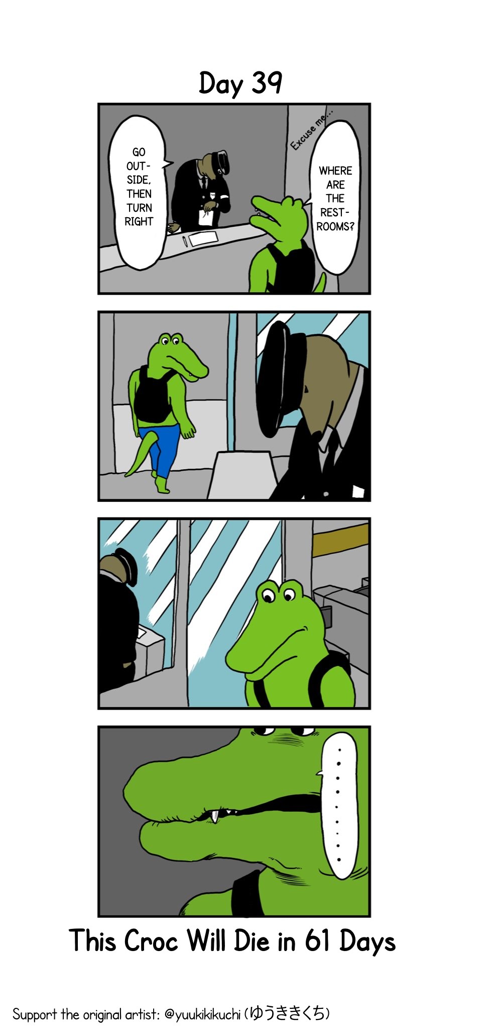 This Croc Will Die In 100 Days Chapter 39 page 1 - Chapter 39: Day 39