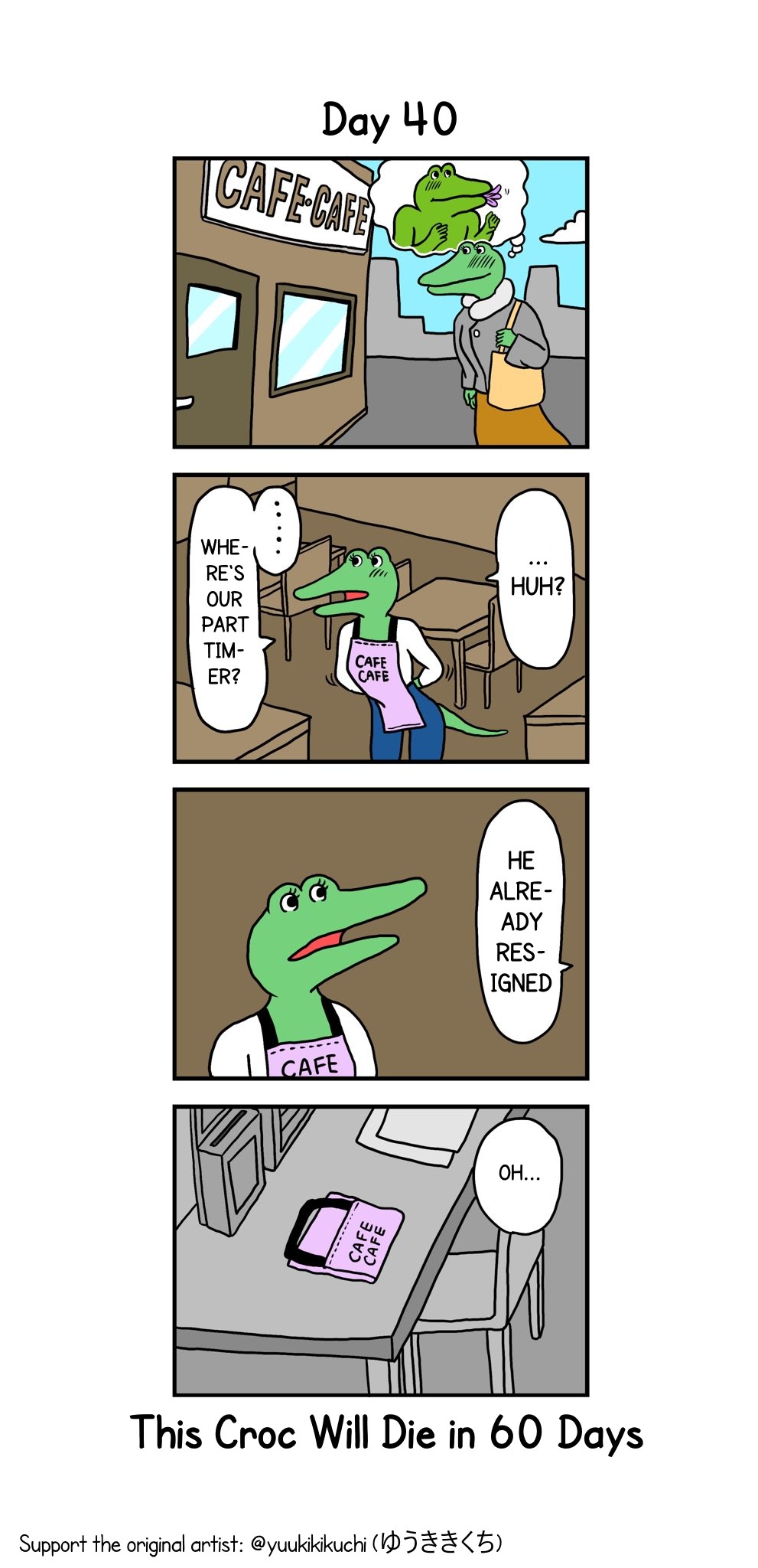 This Croc Will Die In 100 Days Chapter 40 page 1 - Chapter 40: Day 40