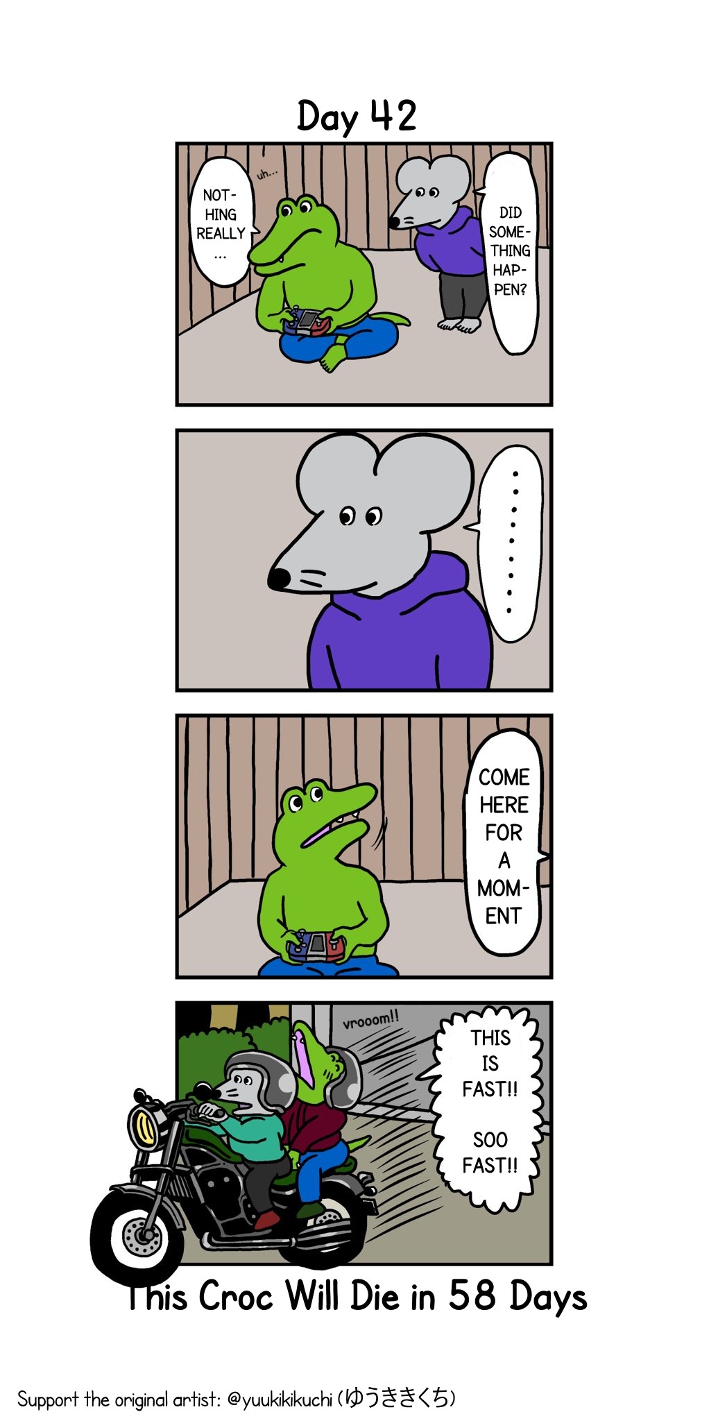 This Croc Will Die In 100 Days Chapter 42 page 1 - Chapter 42: Day 42