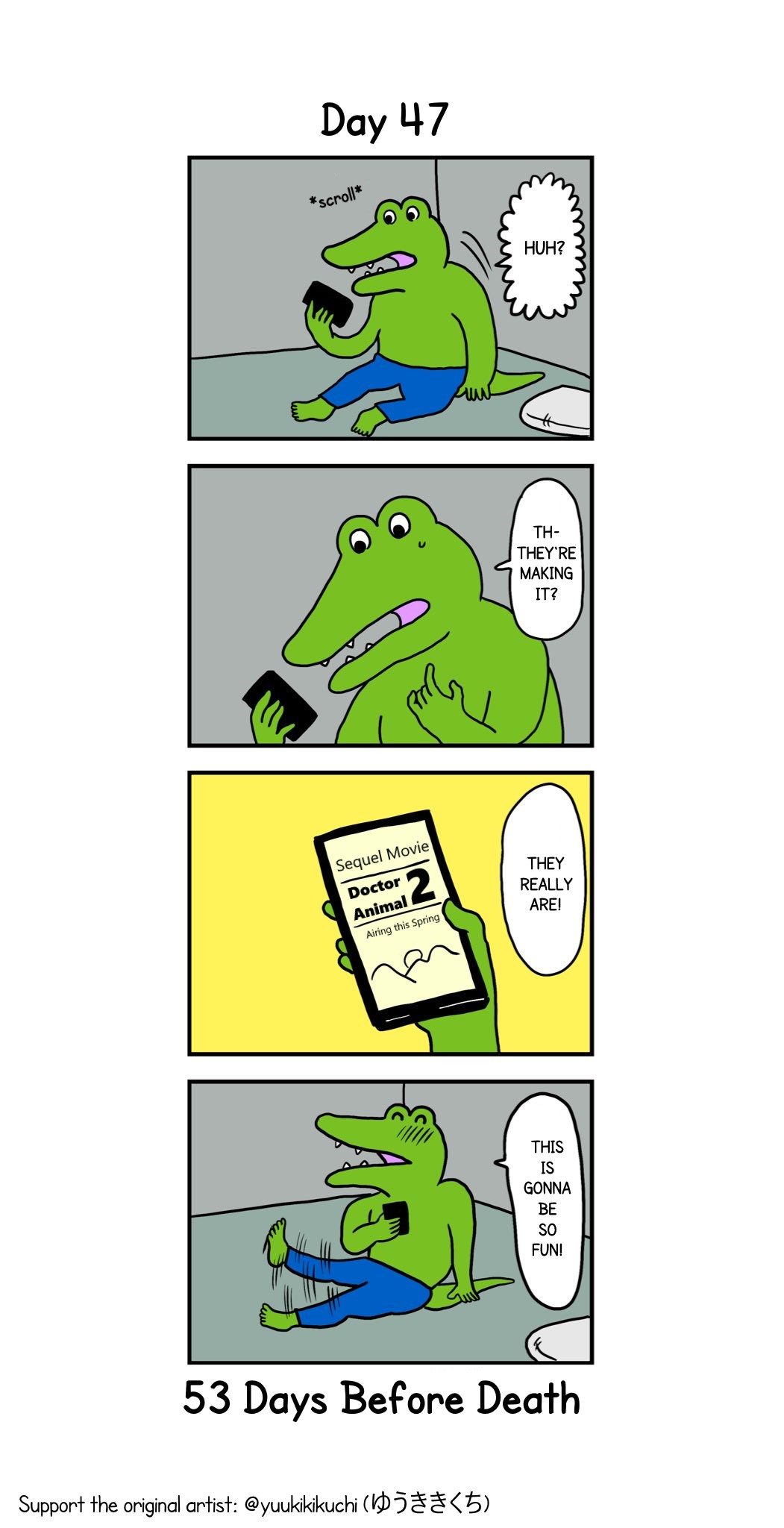 This Croc Will Die In 100 Days Chapter 47 page 1 - Chapter 47: Day 47