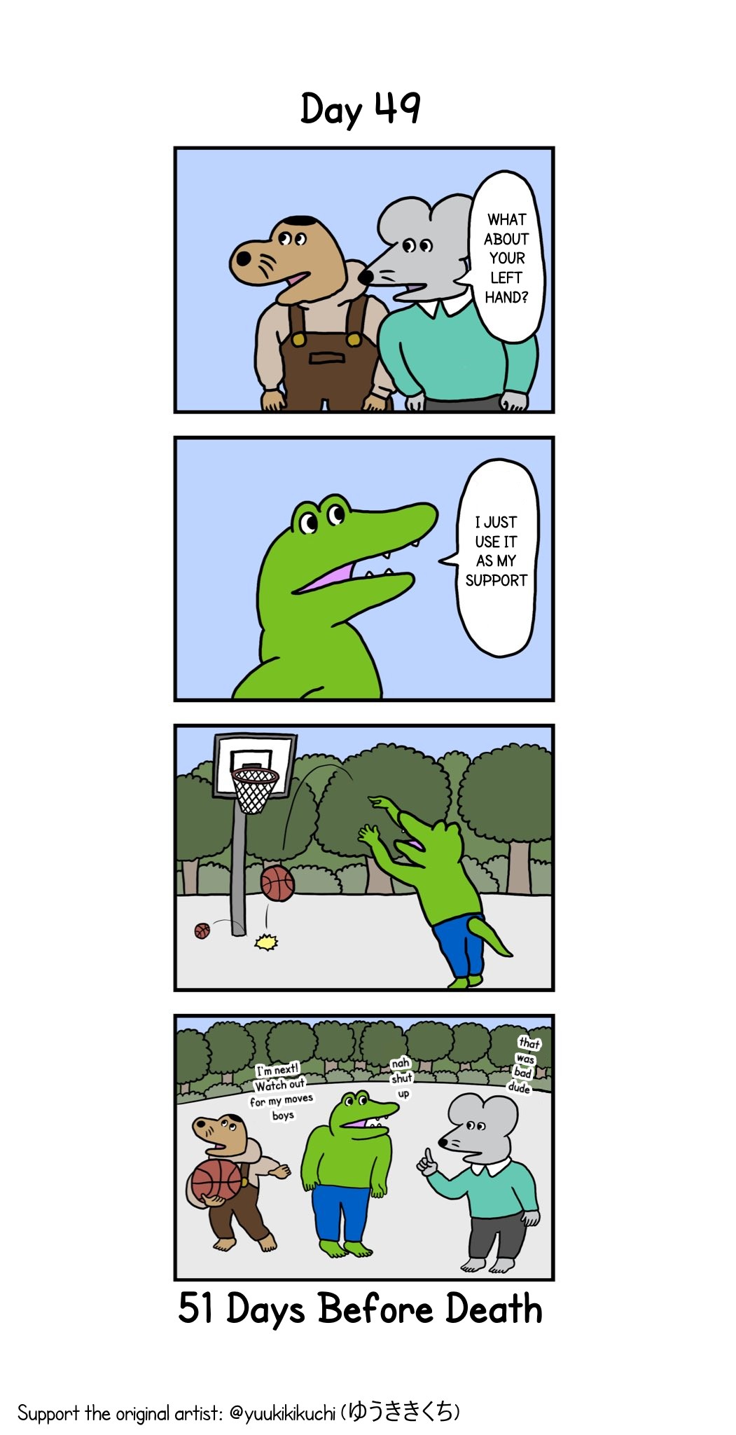 This Croc Will Die In 100 Days Chapter 49 page 1 - Chapter 49: Day 49