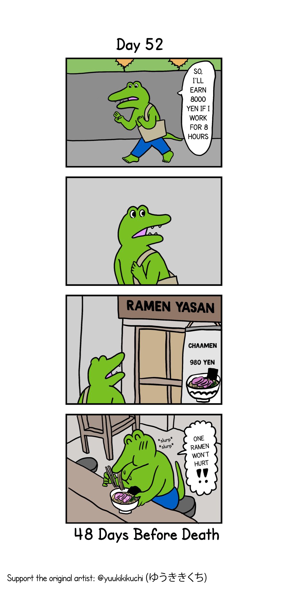 This Croc Will Die In 100 Days Chapter 52 page 1 - Chapter 52: Day 52
