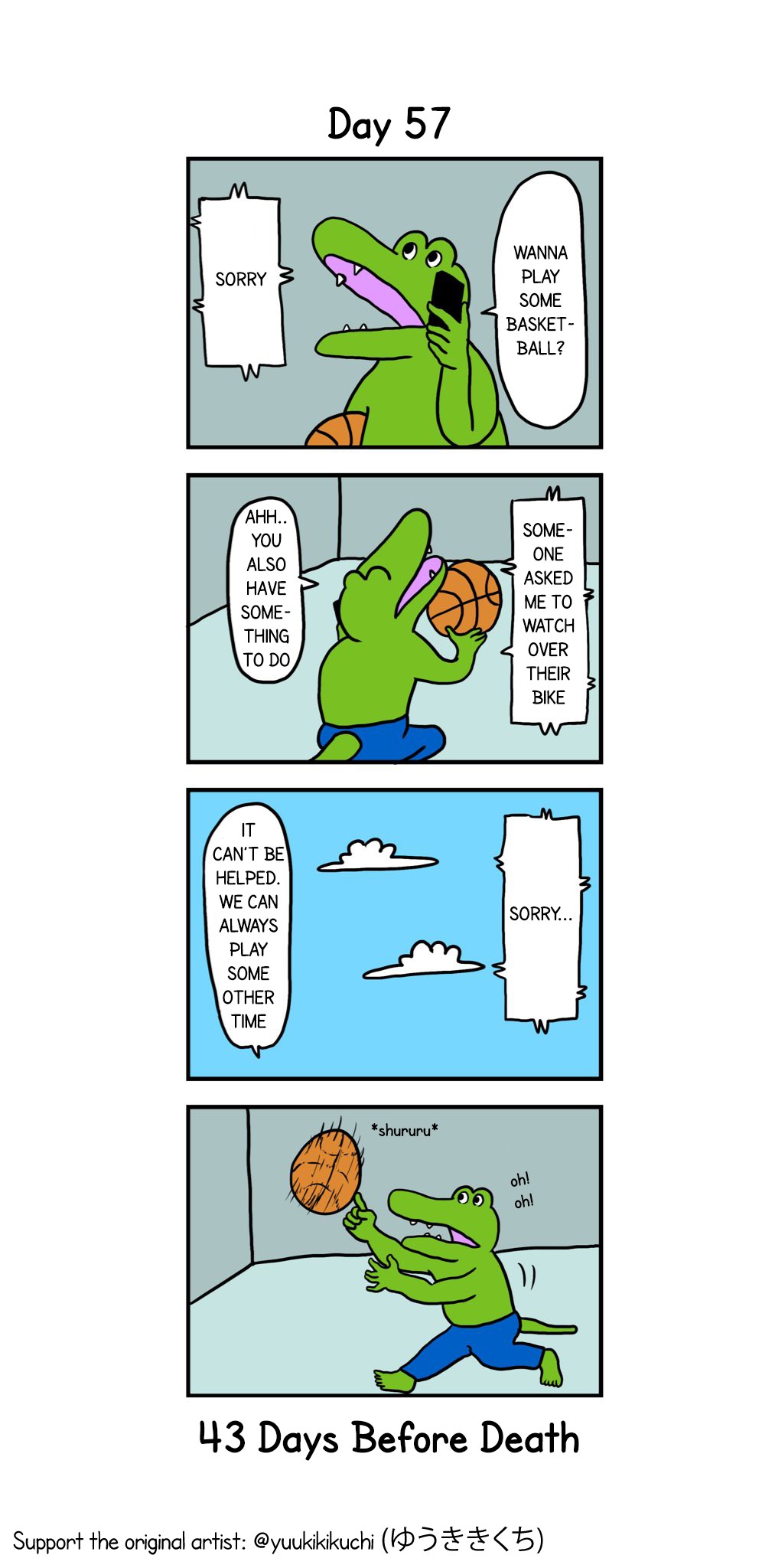 This Croc Will Die In 100 Days Chapter 57 page 1 - Chapter 57: Day 57