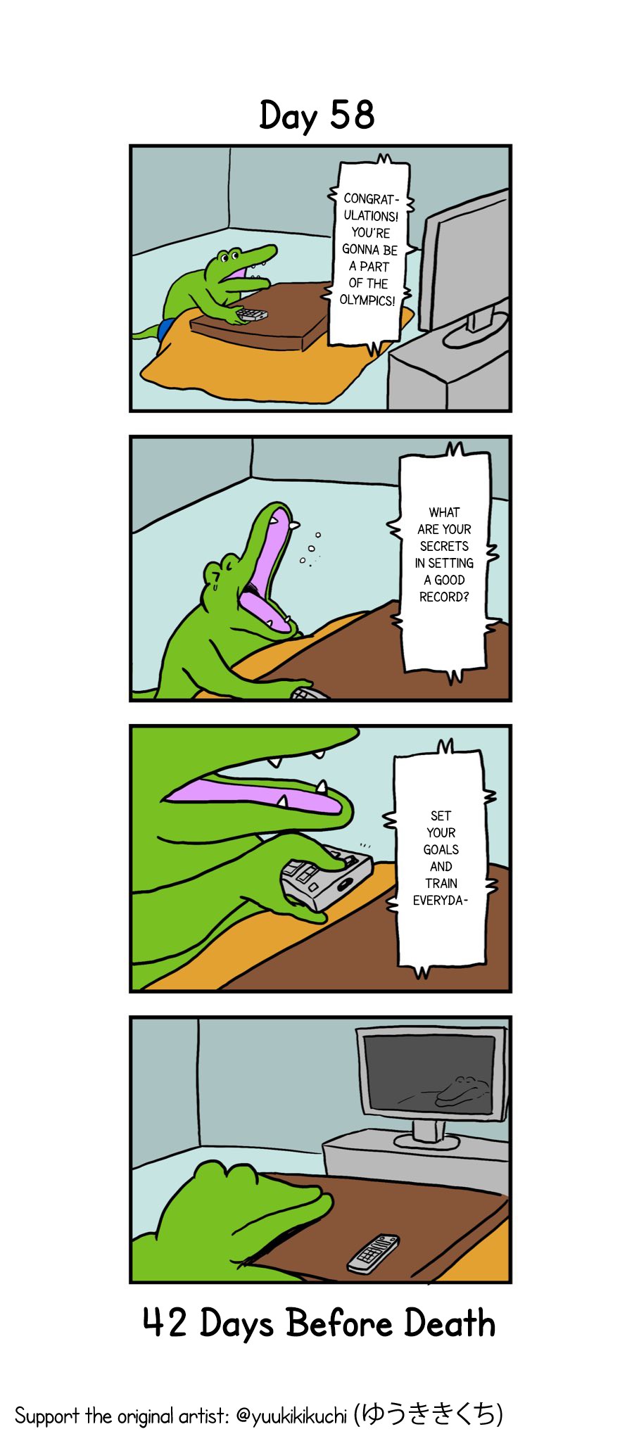 This Croc Will Die In 100 Days Chapter 58 page 1 - Chapter 58: Day 58