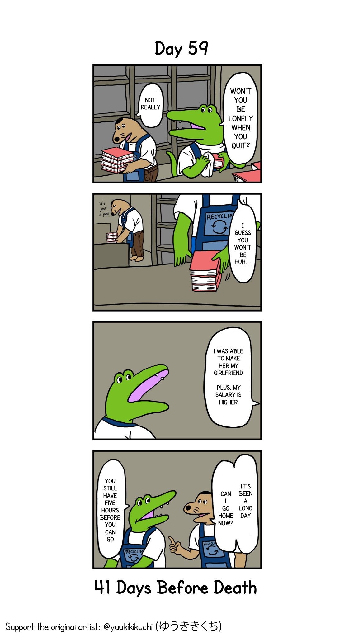 This Croc Will Die In 100 Days Chapter 59 page 1 - Chapter 59: Day 59