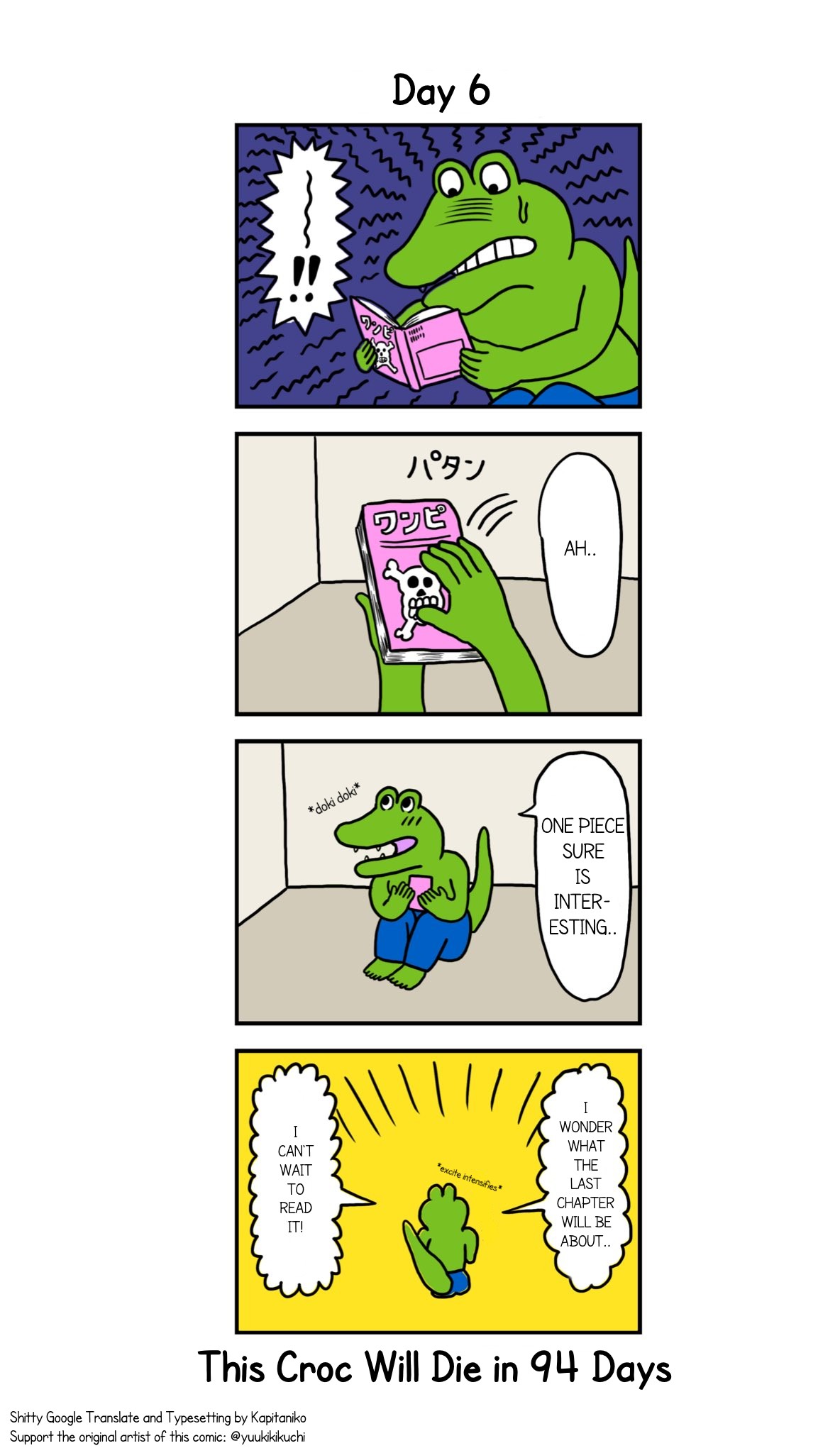 This Croc Will Die In 100 Days Chapter 6 page 1 - Chapter 6: Day 6