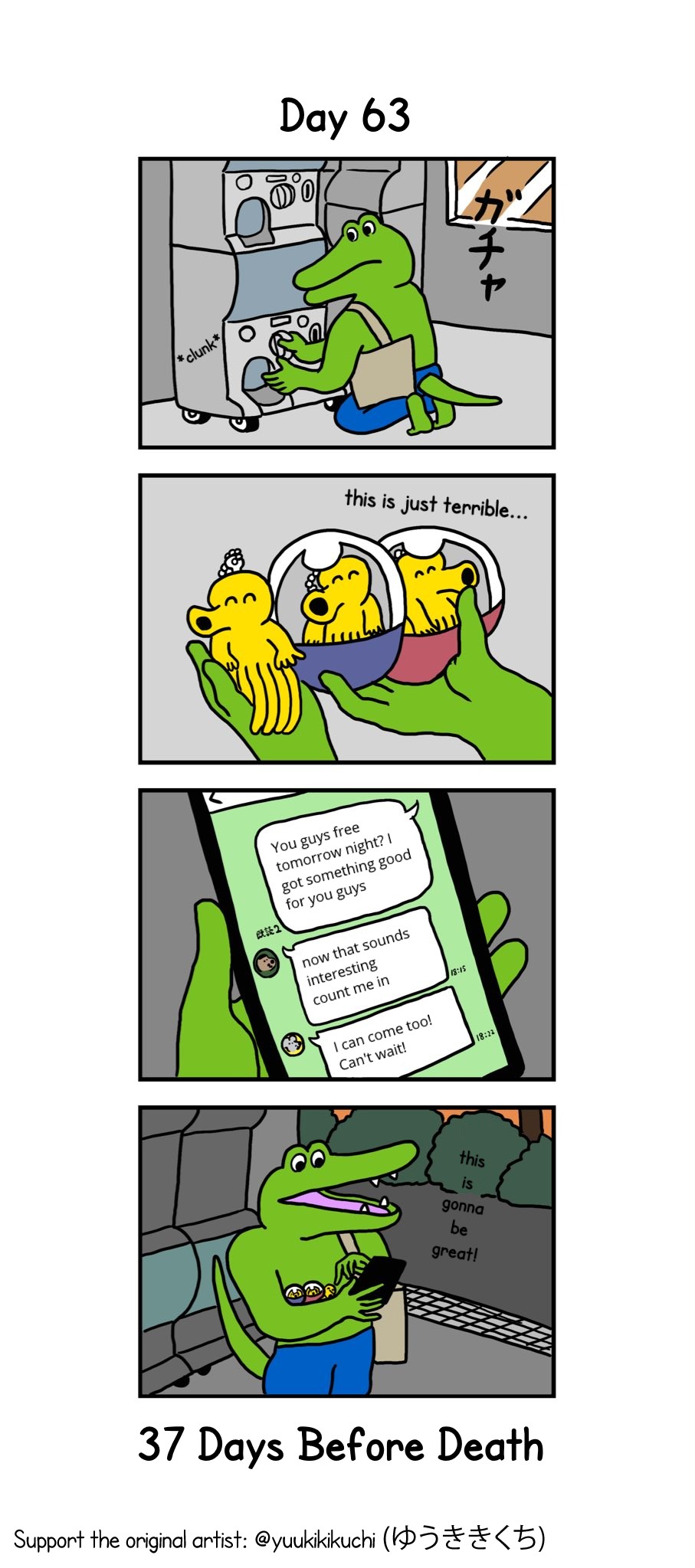 This Croc Will Die In 100 Days Chapter 63 page 1 - Chapter 63: Day 63