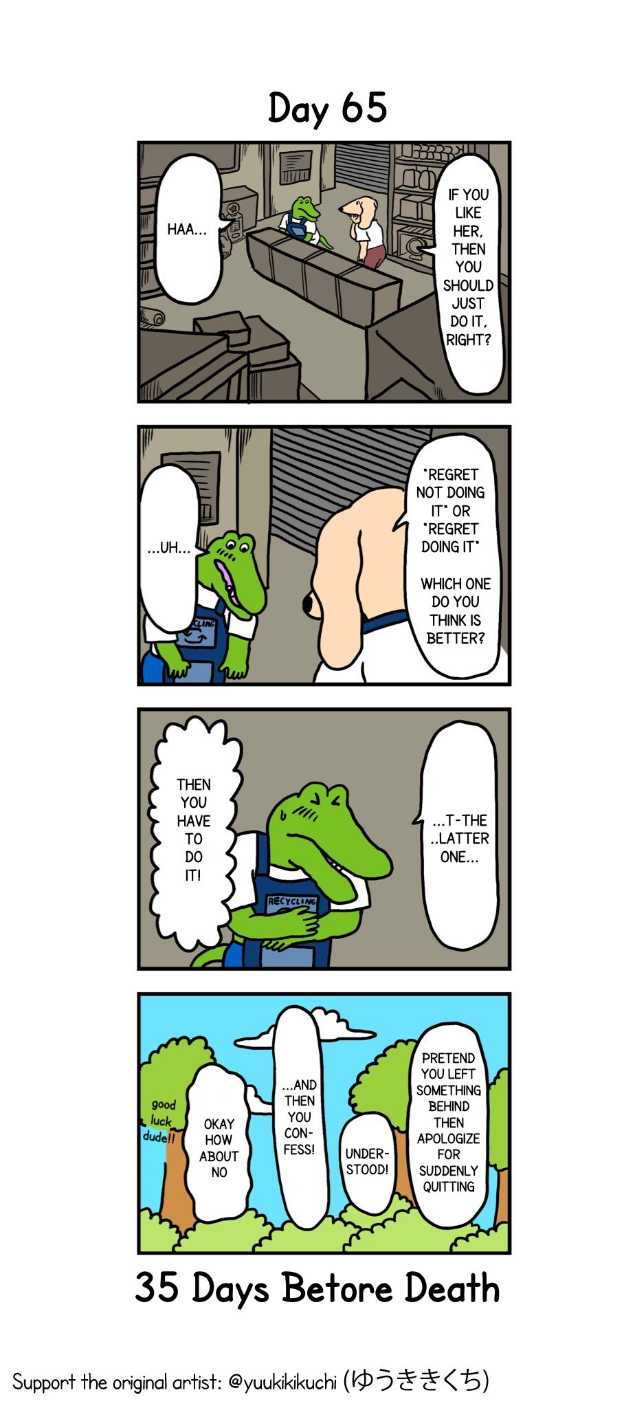This Croc Will Die In 100 Days Chapter 65 page 1 - Chapter 65: Day 65