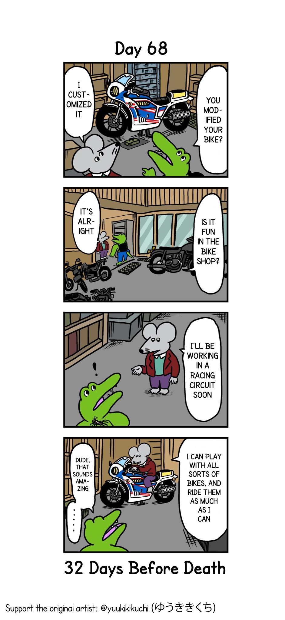 This Croc Will Die In 100 Days Chapter 68 page 1 - Chapter 68: Day 68