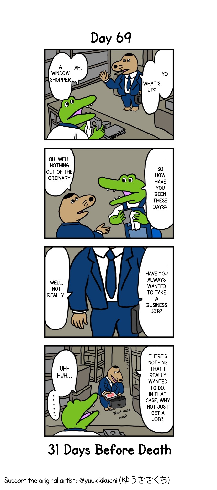 This Croc Will Die In 100 Days Chapter 69 page 1 - Chapter 69: Day 69