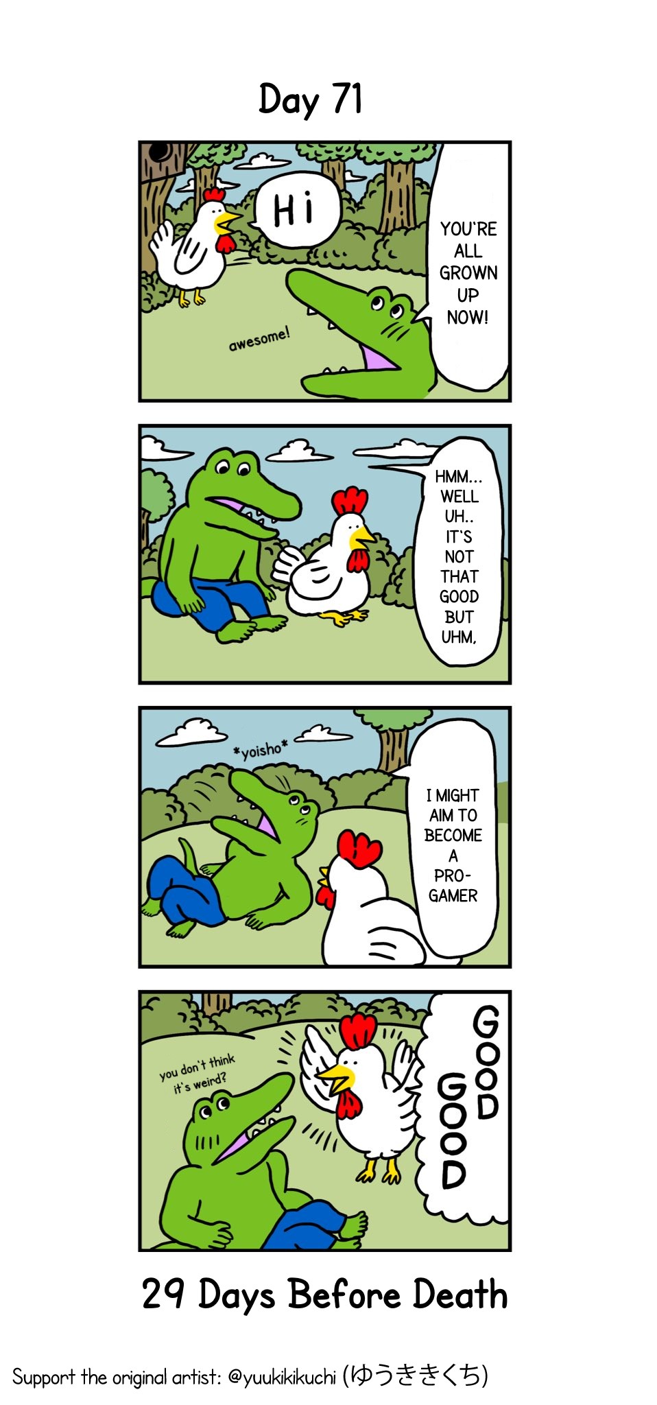 This Croc Will Die In 100 Days Chapter 71 page 1 - Chapter 71: Day 71
