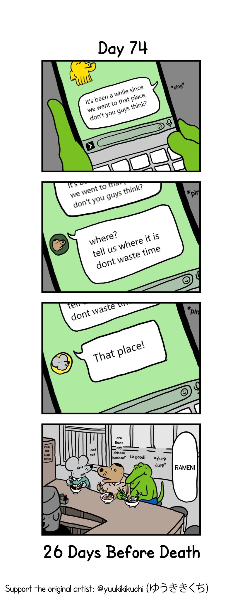 This Croc Will Die In 100 Days Chapter 74 page 1 - Chapter 74: Day 74