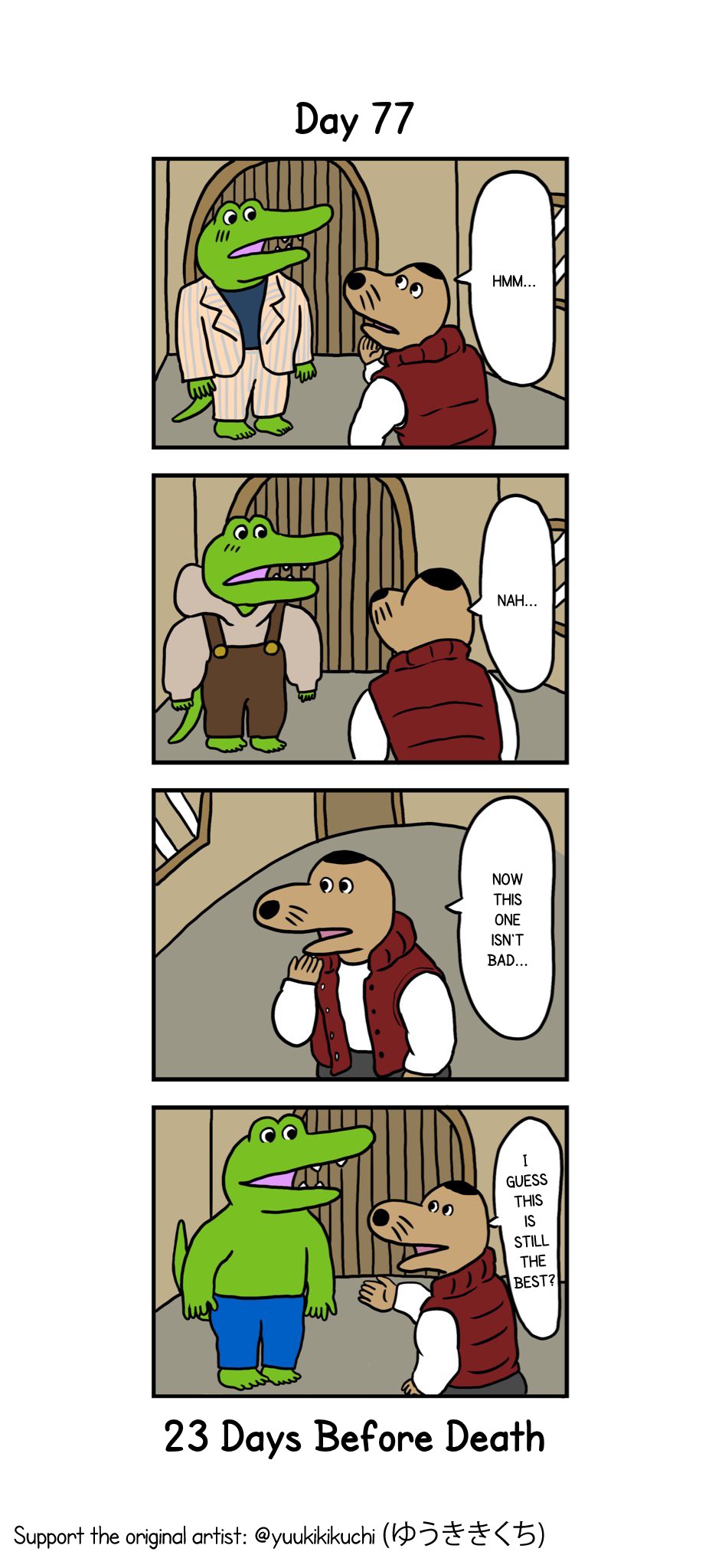 This Croc Will Die In 100 Days Chapter 77 page 1 - Chapter 77: Day 77